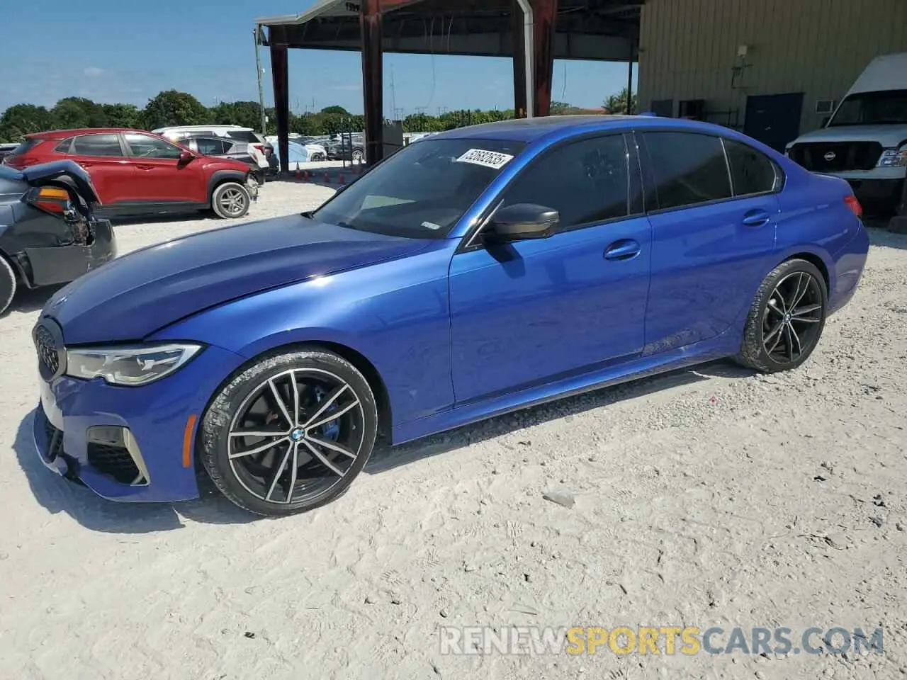 1 Фотография поврежденного автомобиля WBA5U7C0XLFH08434 BMW M3 2020