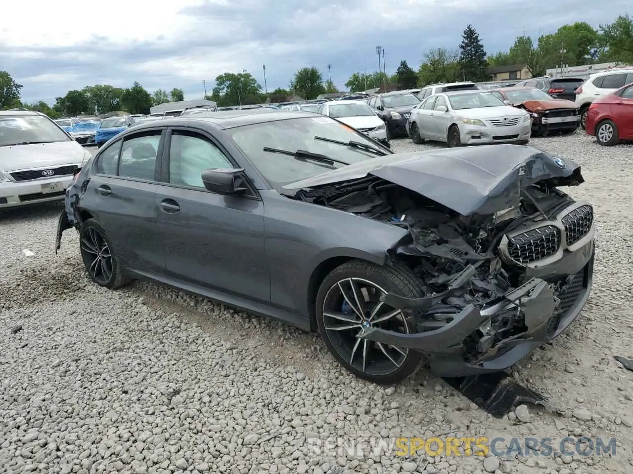 4 Photograph of a damaged car WBA5U9C07LFJ56657 BMW M3 2020