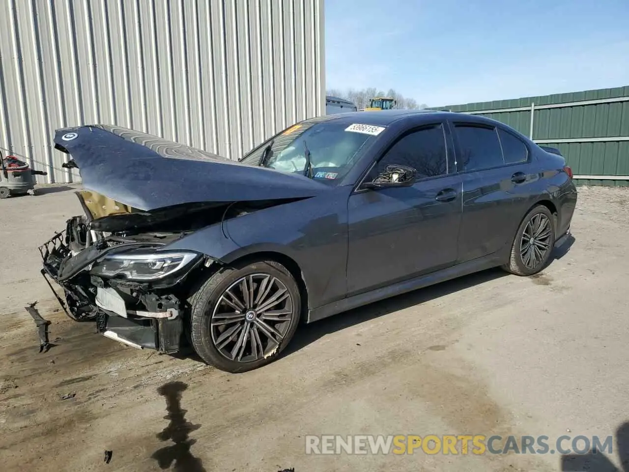 1 Photograph of a damaged car WBA5U9C09LFH06220 BMW M3 2020