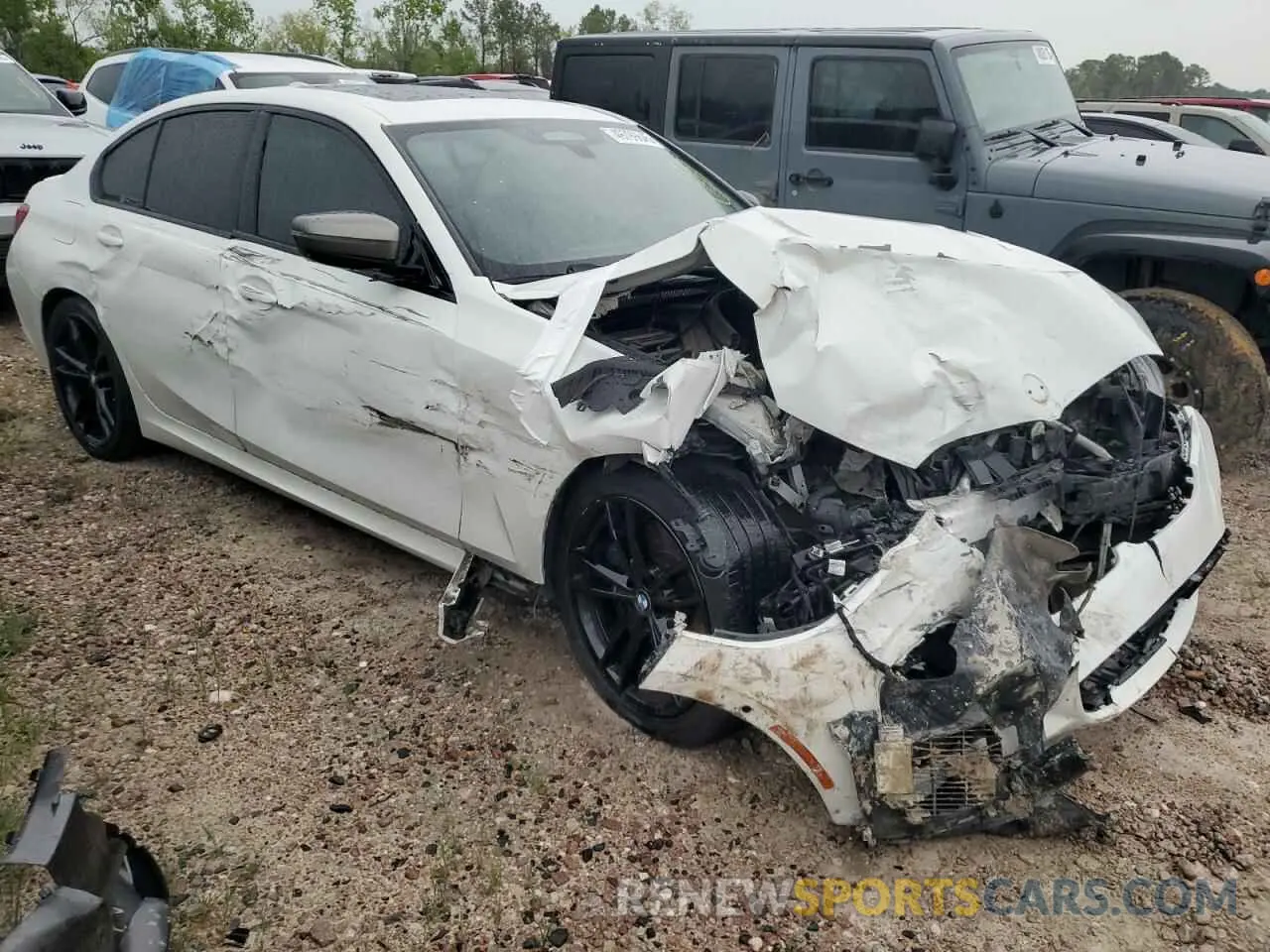 4 Photograph of a damaged car 3MW5U7J03M8C12479 BMW M3 2021
