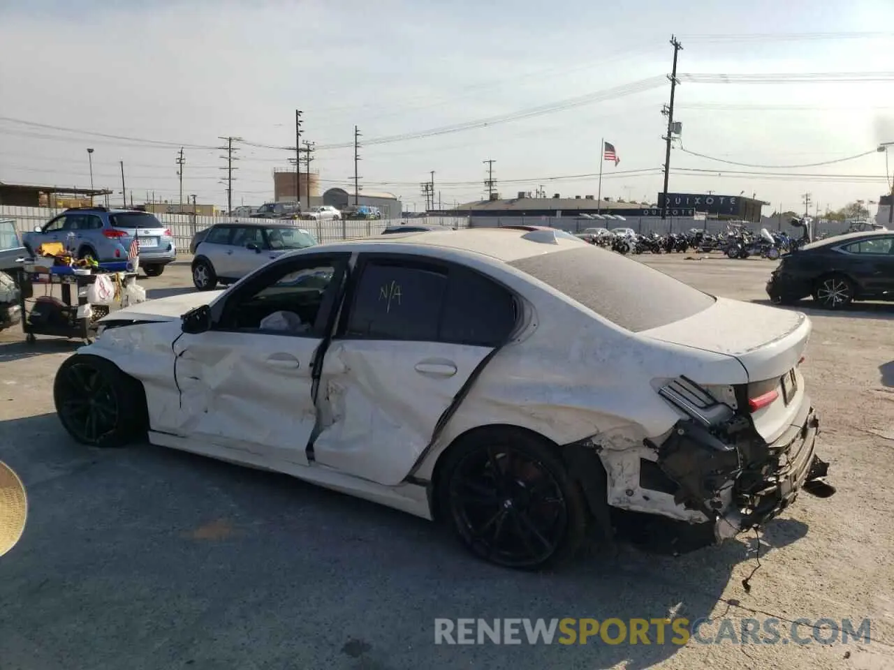 3 Photograph of a damaged car 3MW5U7J09M8C06167 BMW M3 2021