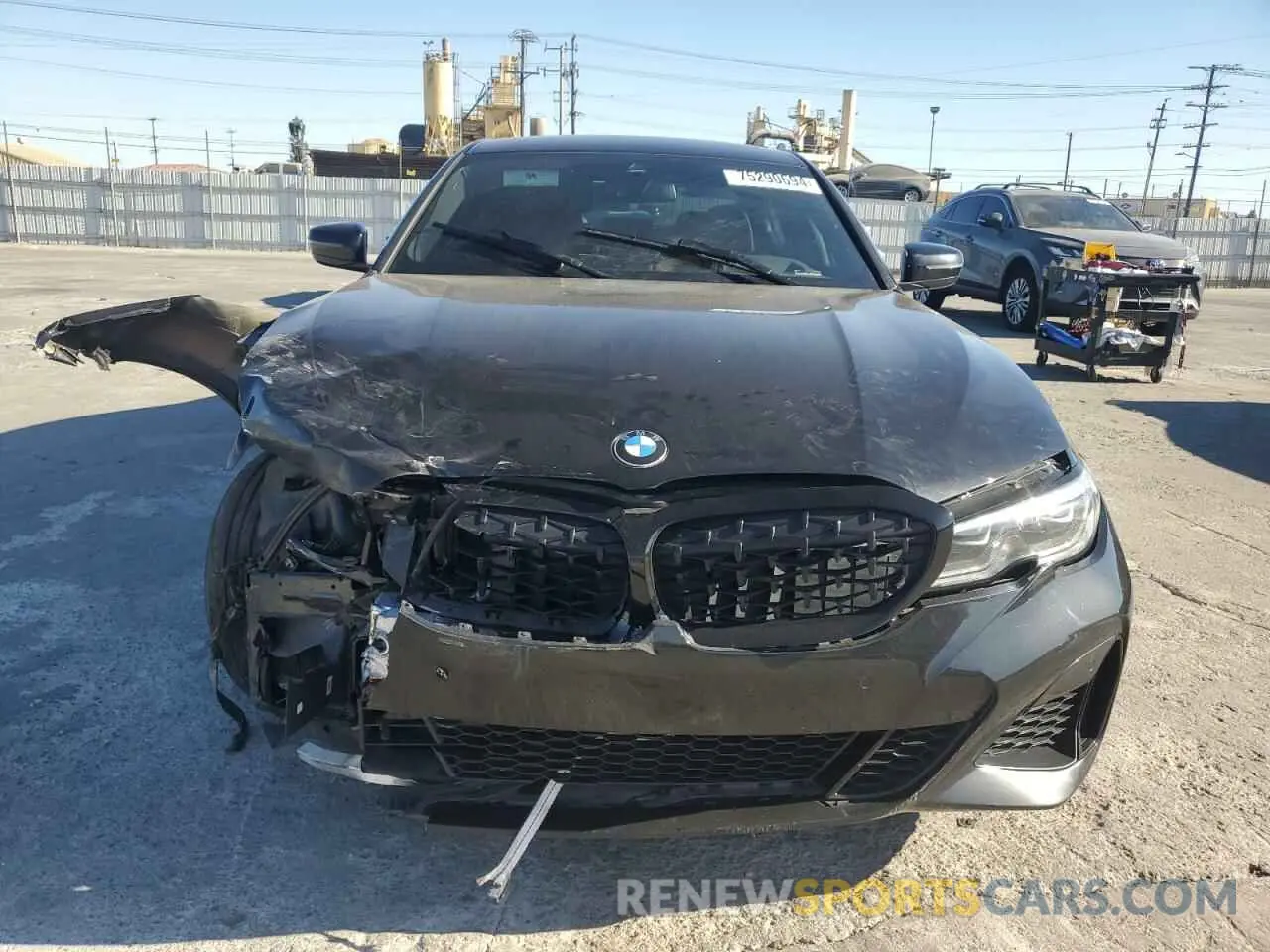 5 Фотография поврежденного автомобиля 3MW5U7J0XM8B60512 BMW M3 2021