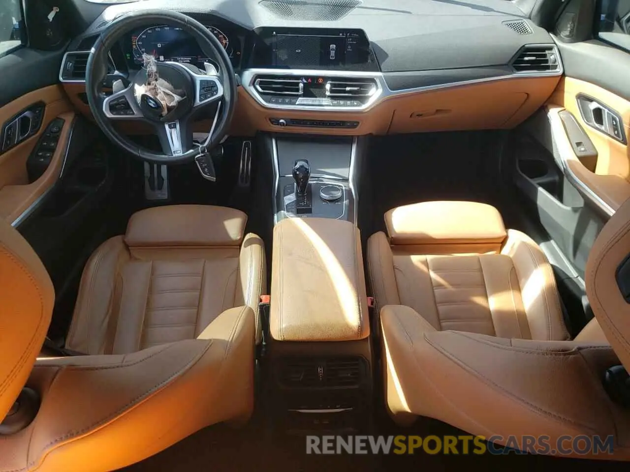 8 Фотография поврежденного автомобиля 3MW5U7J0XM8B60512 BMW M3 2021