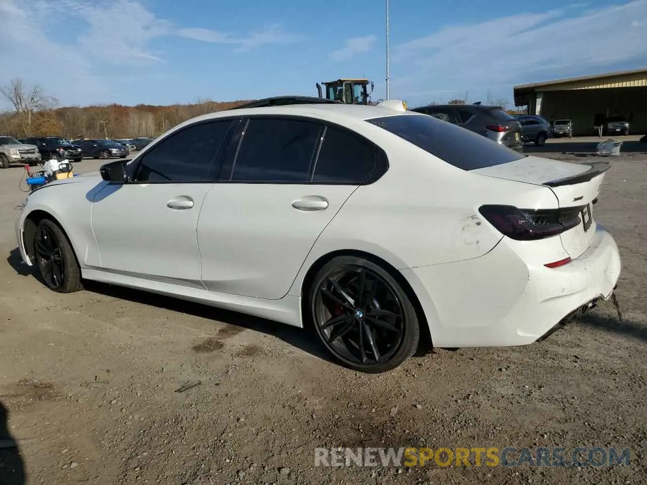 2 Photograph of a damaged car 3MW5U9J02M8B87523 BMW M3 2021