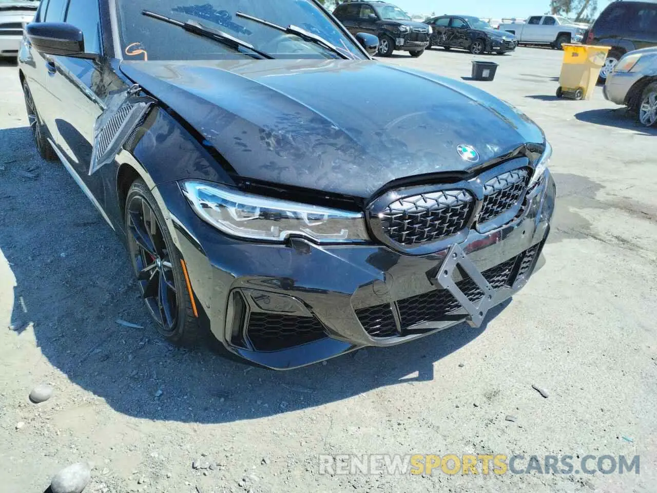 9 Photograph of a damaged car 3MW5U9J06M8B63242 BMW M3 2021