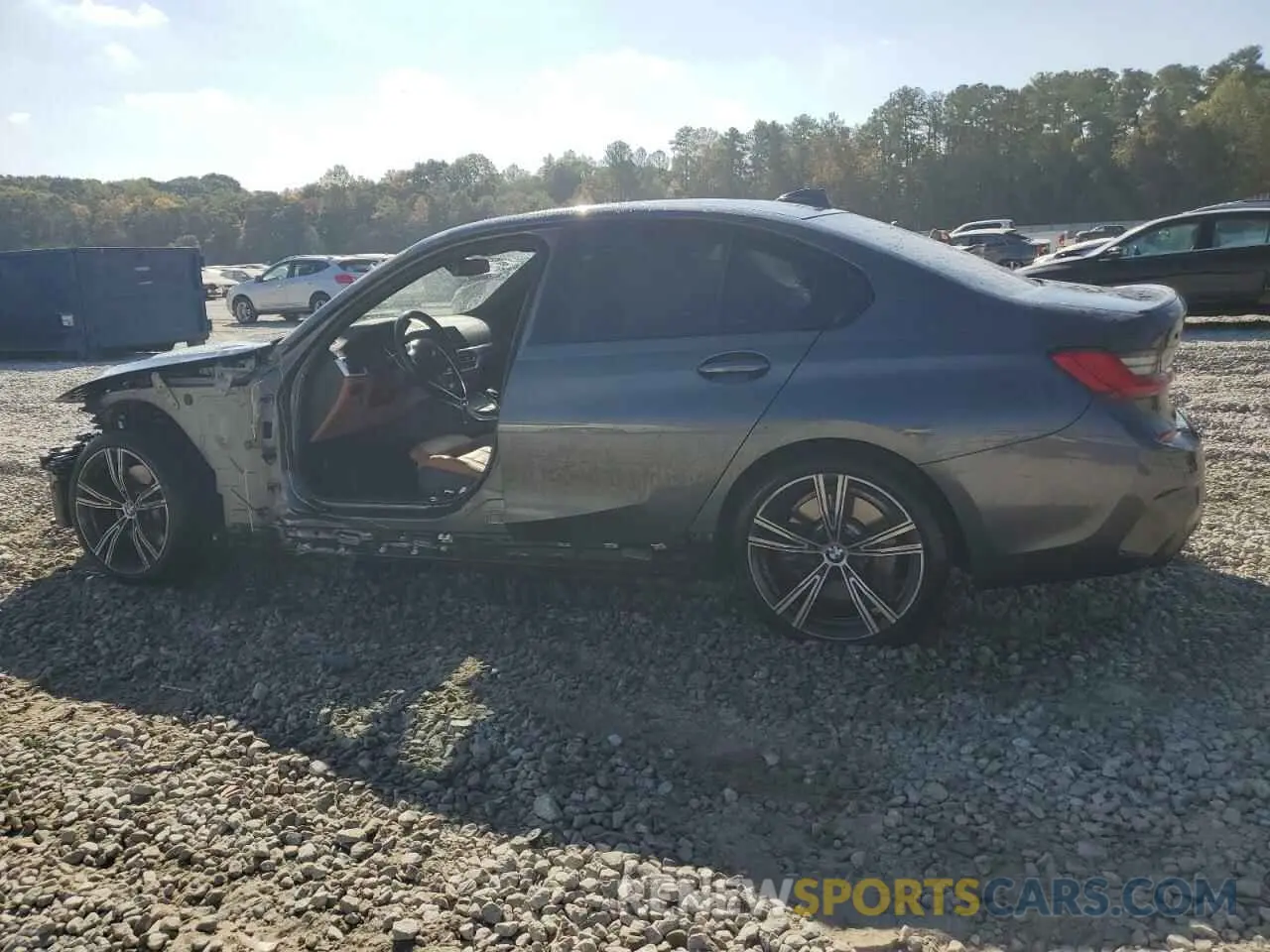 2 Photograph of a damaged car 3MW5U9J09M8B59797 BMW M3 2021