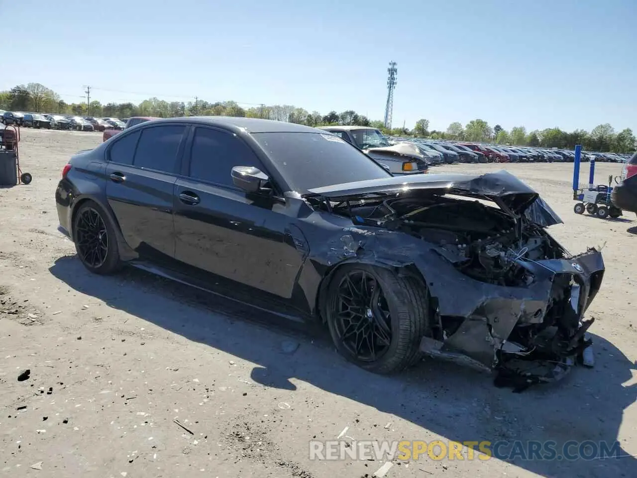 4 Фотография поврежденного автомобиля WBS33AY01MFL13133 BMW M3 2021