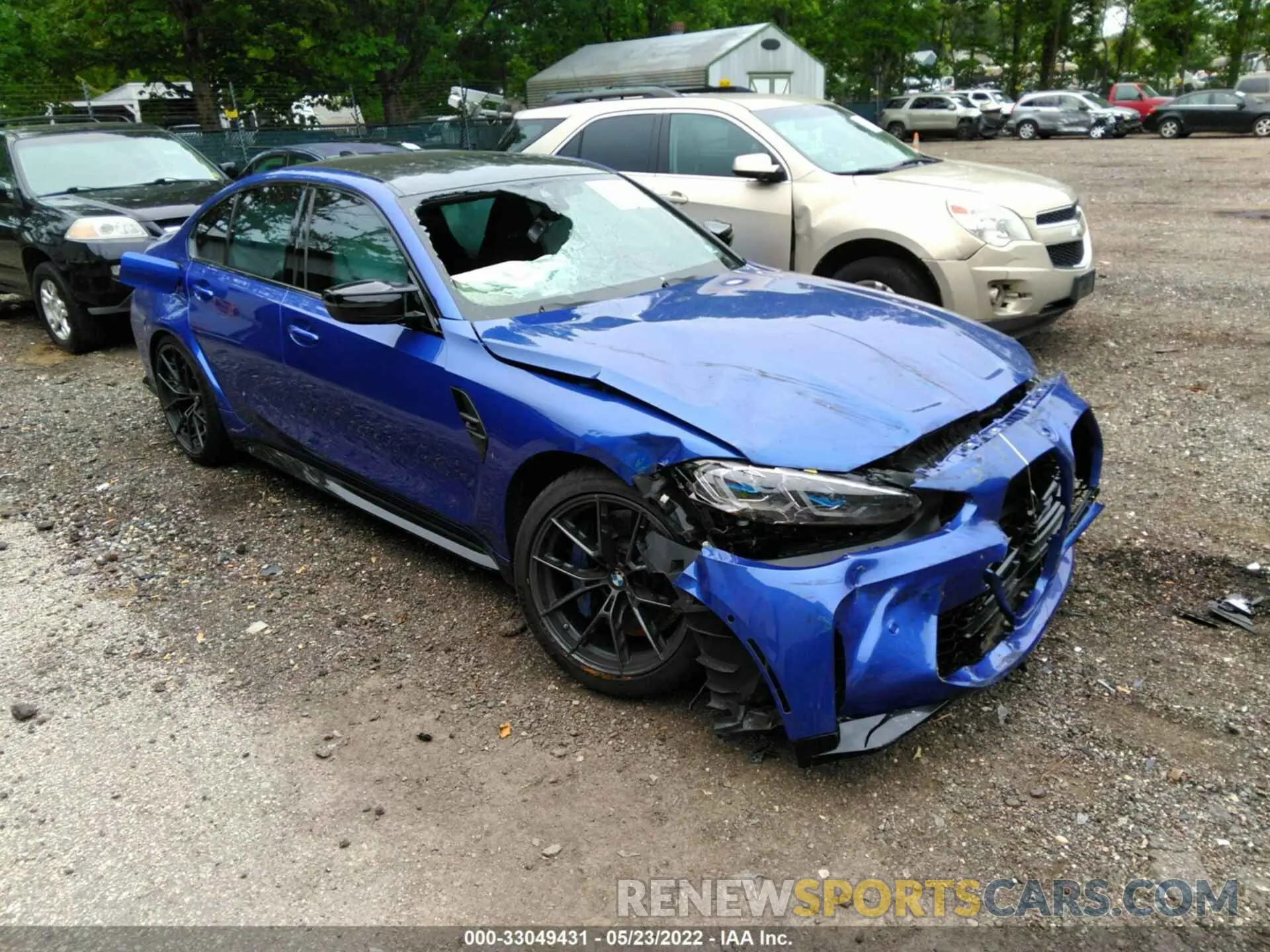 1 Photograph of a damaged car WBS33AY03MFK76828 BMW M3 2021