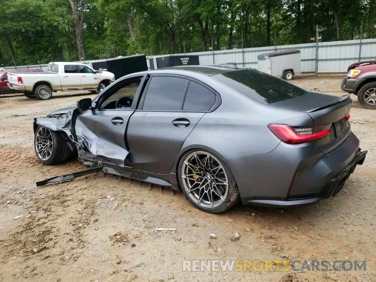 2 Фотография поврежденного автомобиля WBS33AY04MFL54422 BMW M3 2021