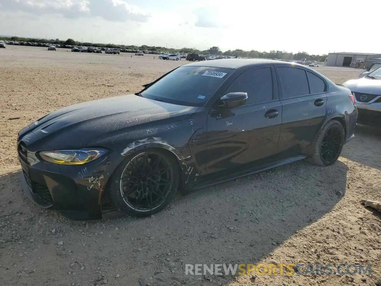 1 Photograph of a damaged car WBS33AY06MFL27898 BMW M3 2021