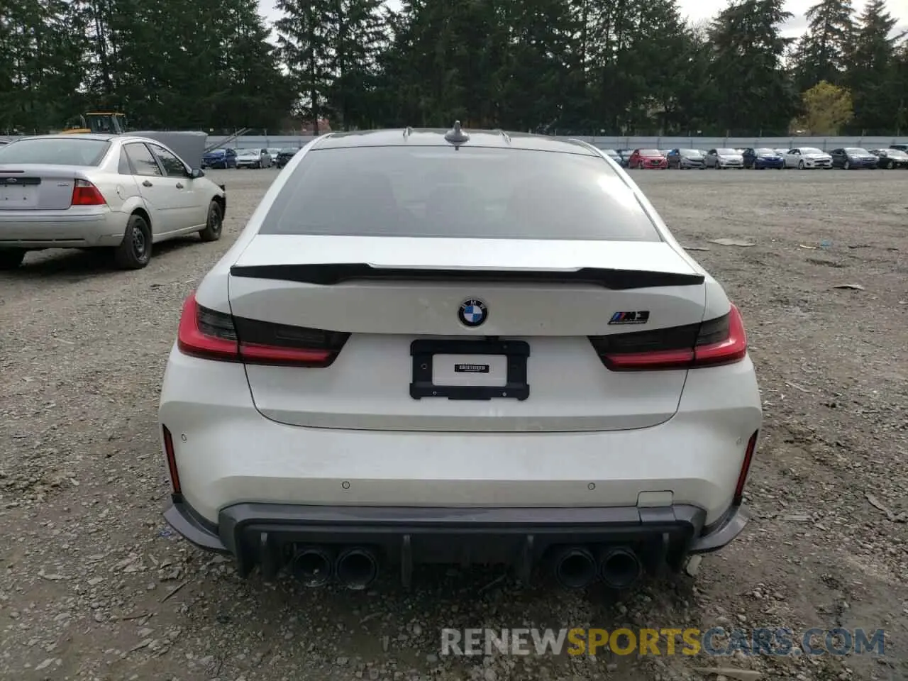 6 Photograph of a damaged car WBS33AY0XMFL32795 BMW M3 2021