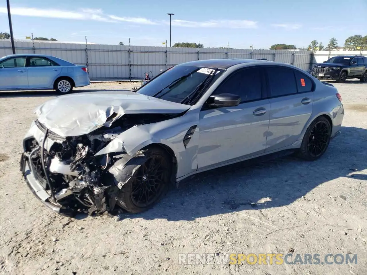 1 Photograph of a damaged car WBS53AY01MFK81180 BMW M3 2021