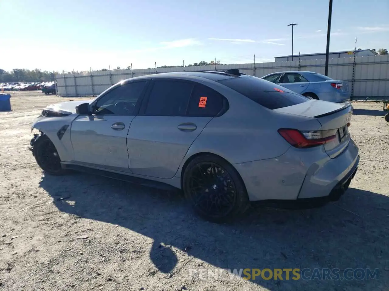 2 Photograph of a damaged car WBS53AY01MFK81180 BMW M3 2021
