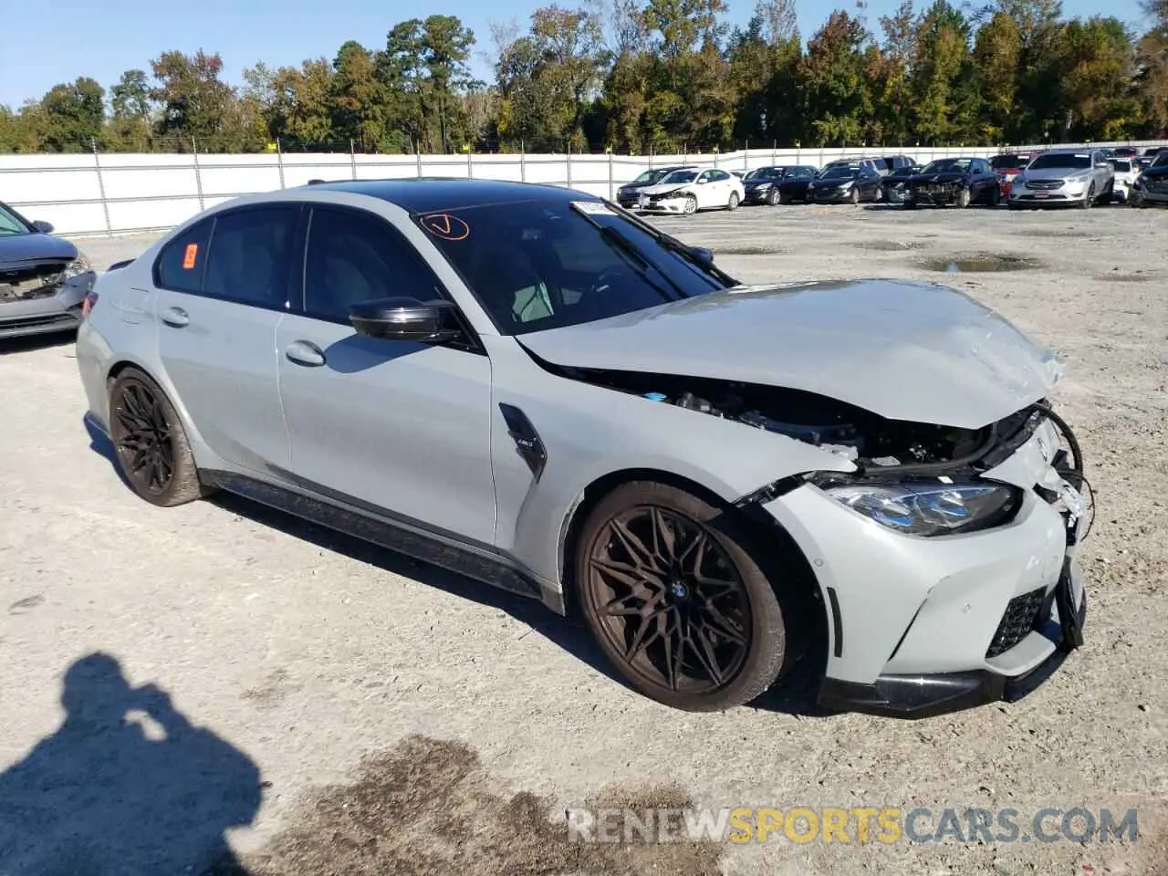 4 Photograph of a damaged car WBS53AY01MFK81180 BMW M3 2021