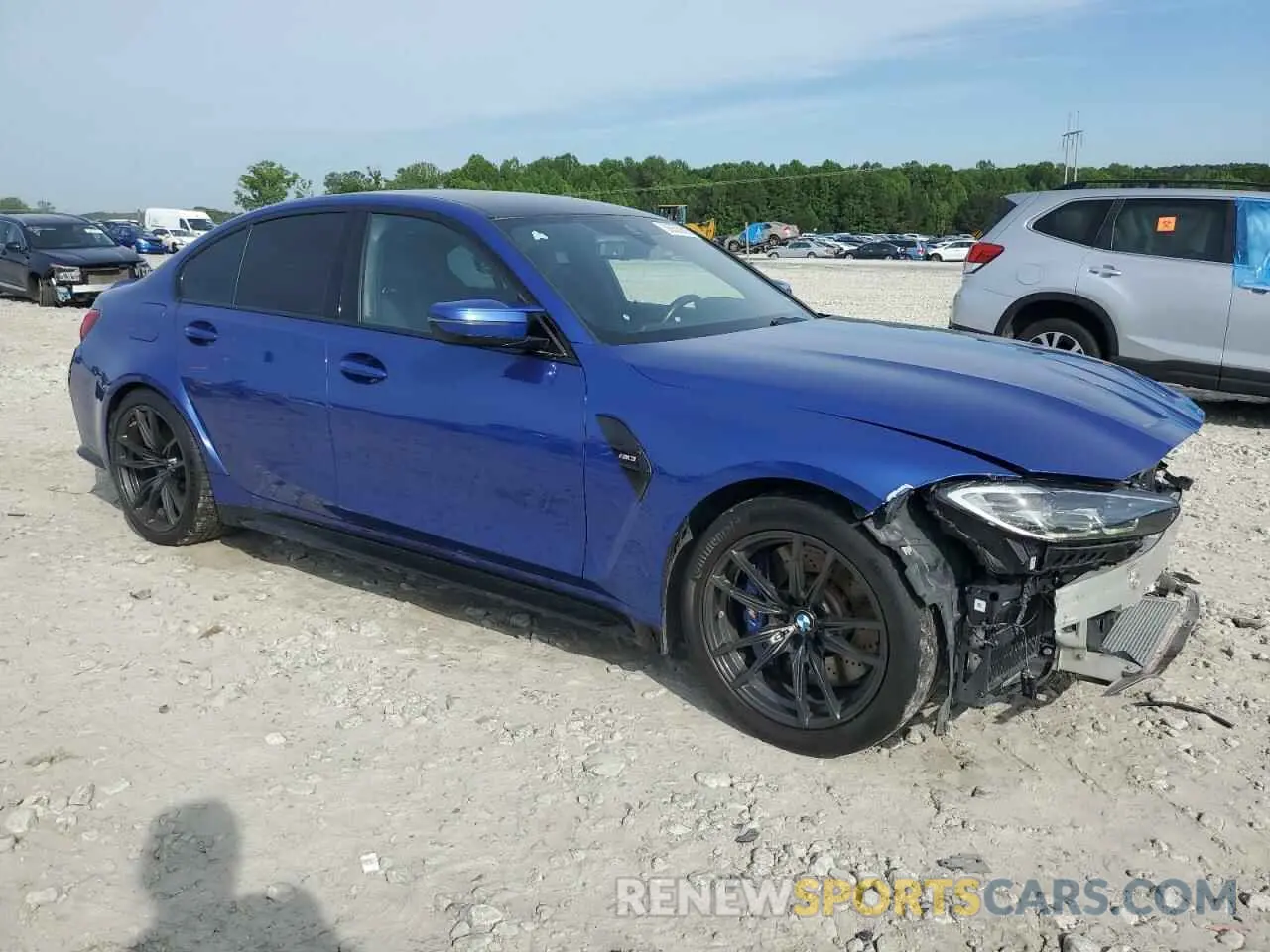4 Фотография поврежденного автомобиля WBS53AY07MFL43939 BMW M3 2021