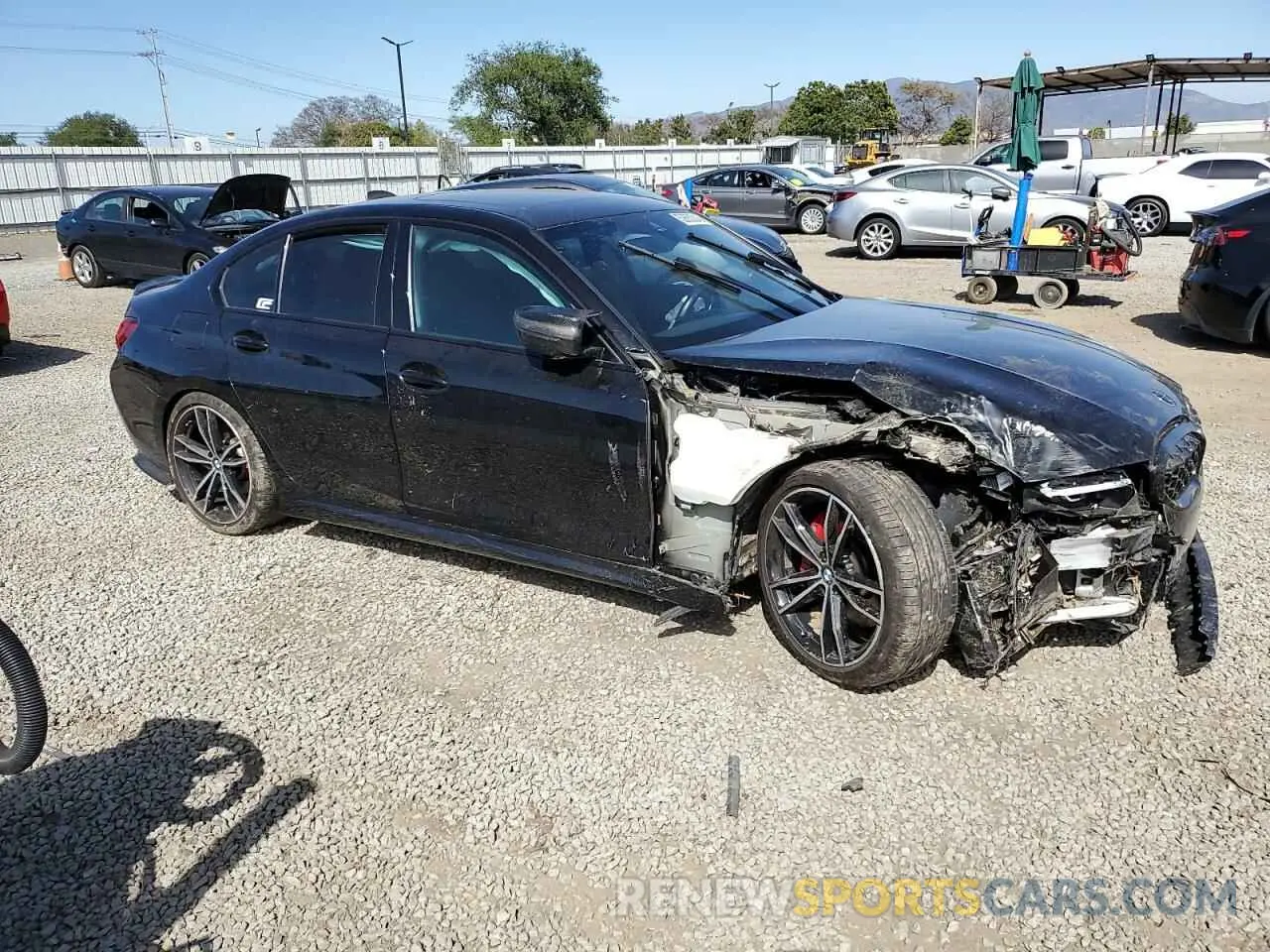 4 Фотография поврежденного автомобиля 3MW5U7J03N8C60646 BMW M3 2022