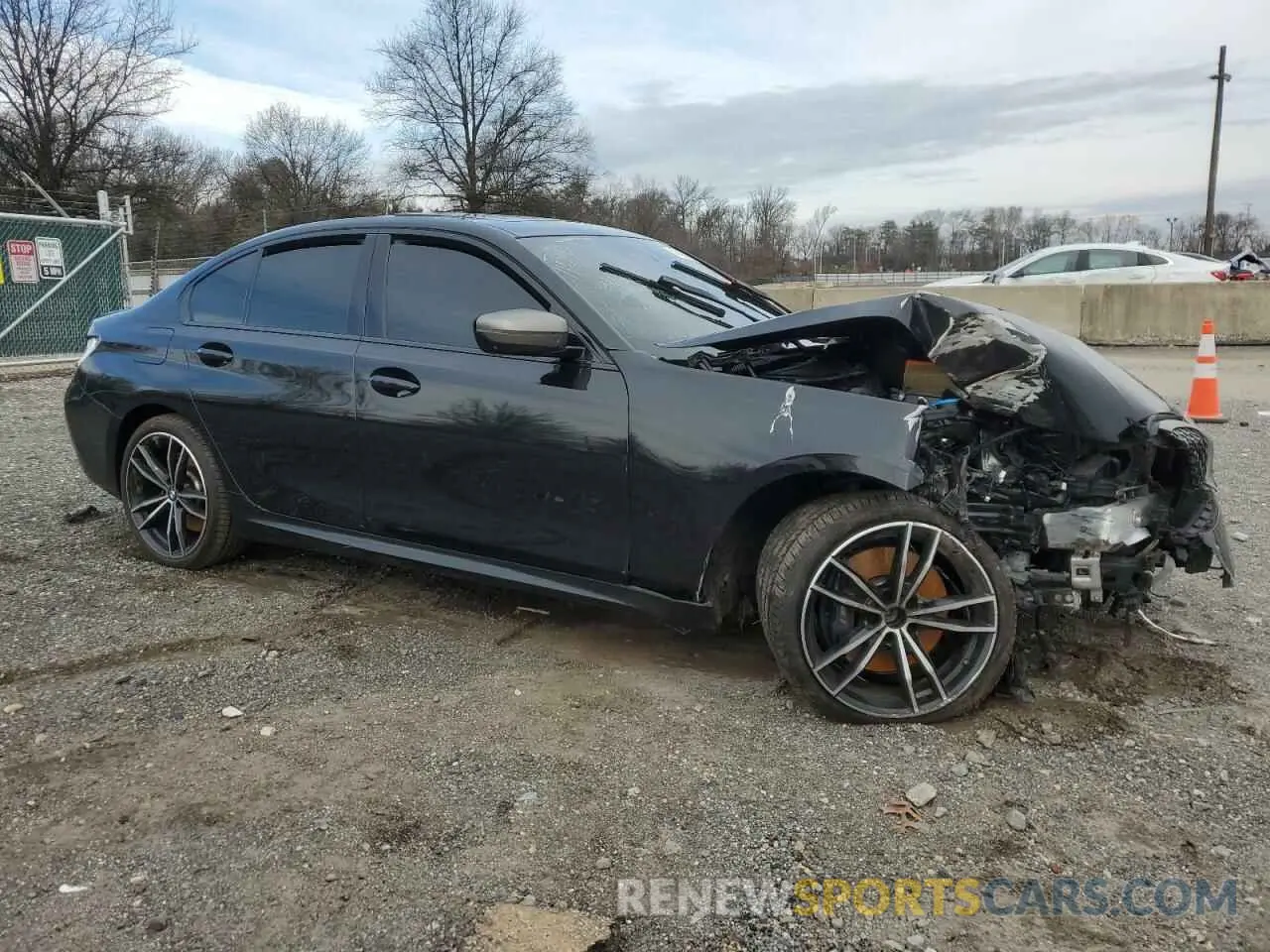 4 Фотография поврежденного автомобиля 3MW5U9J03N8C25391 BMW M3 2022