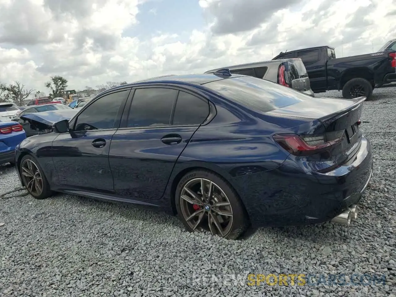 2 Фотография поврежденного автомобиля WBA5U7C03NFM33649 BMW M3 2022