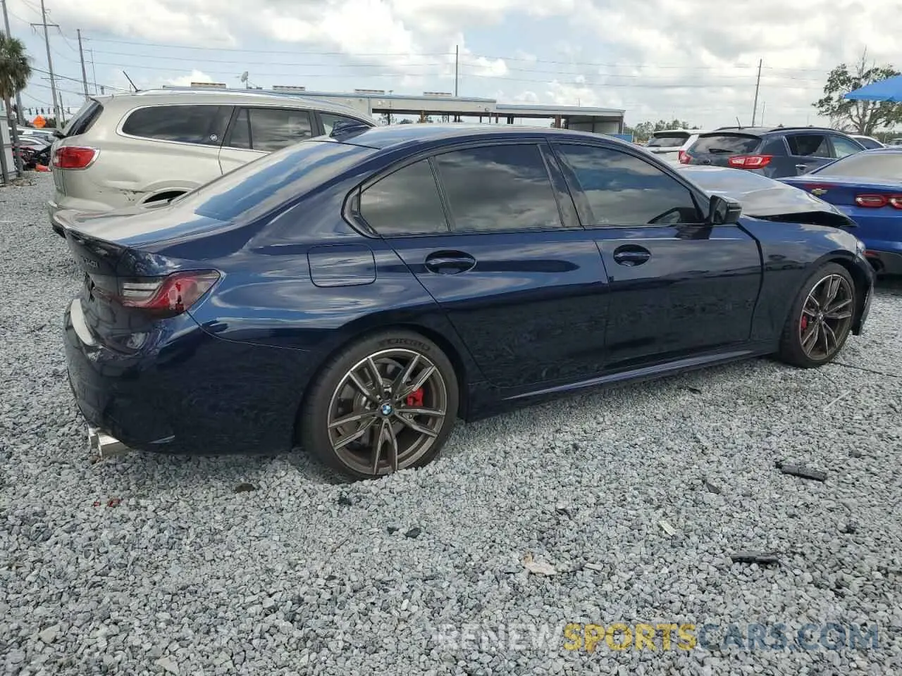 3 Фотография поврежденного автомобиля WBA5U7C03NFM33649 BMW M3 2022