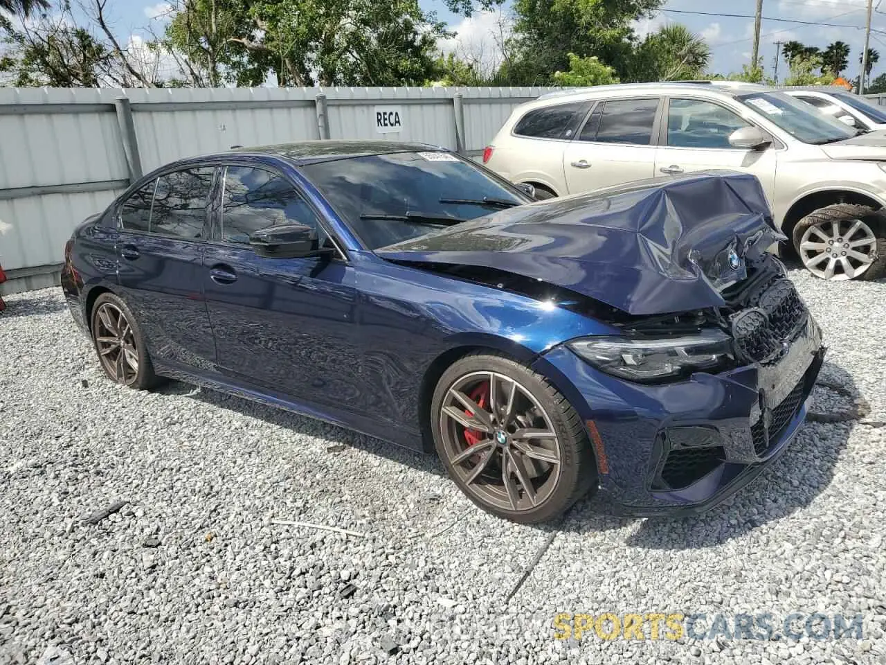 4 Фотография поврежденного автомобиля WBA5U7C03NFM33649 BMW M3 2022