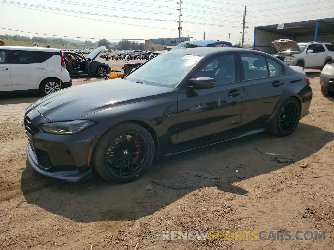 1 Фотография поврежденного автомобиля WBS33AY04NFM60371 BMW M3 2022