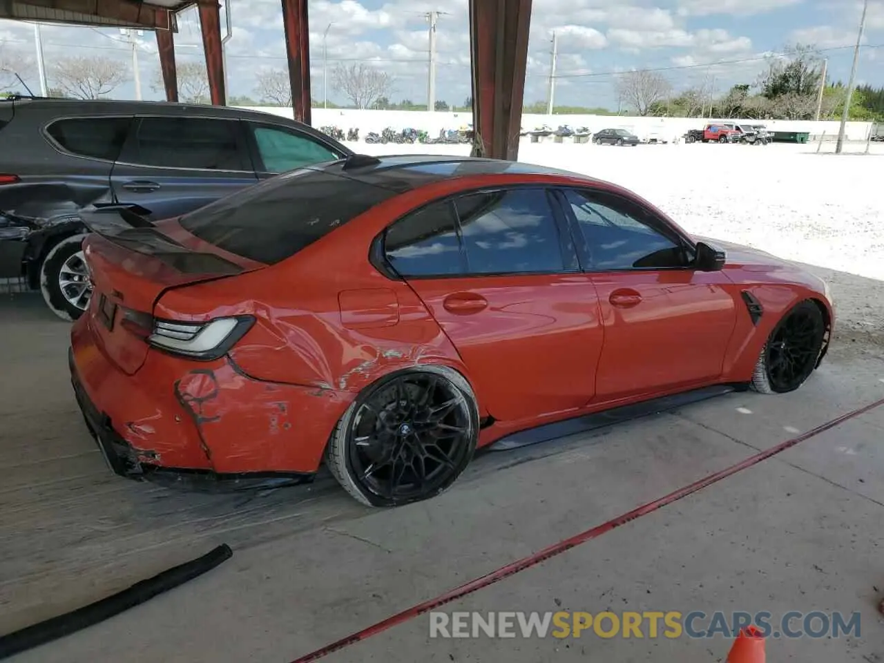 3 Photograph of a damaged car WBS33AY05NFM44079 BMW M3 2022