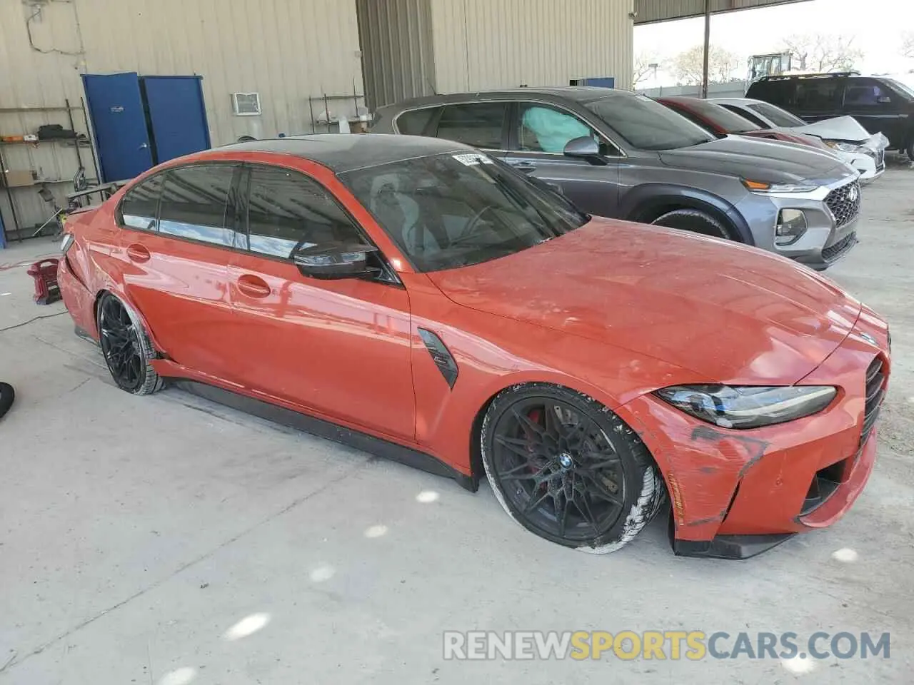 4 Photograph of a damaged car WBS33AY05NFM44079 BMW M3 2022