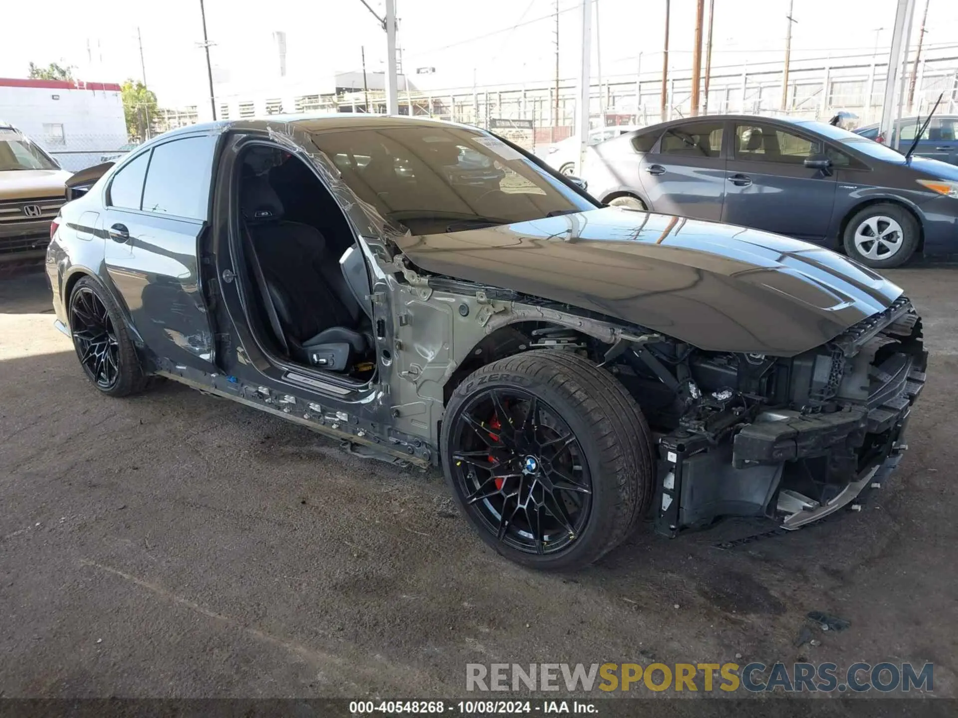 1 Photograph of a damaged car WBS33AY09NFL70536 BMW M3 2022