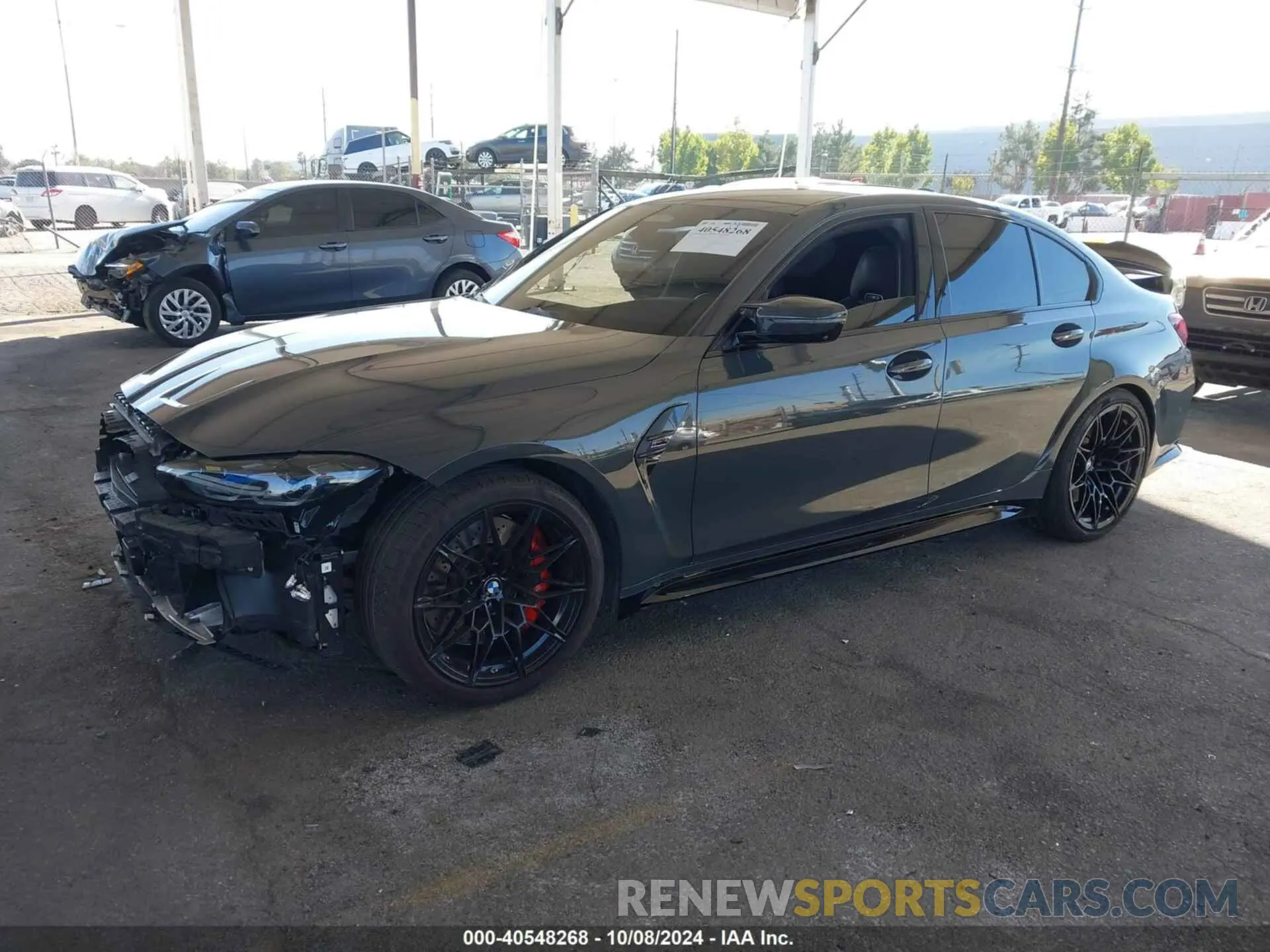 2 Photograph of a damaged car WBS33AY09NFL70536 BMW M3 2022
