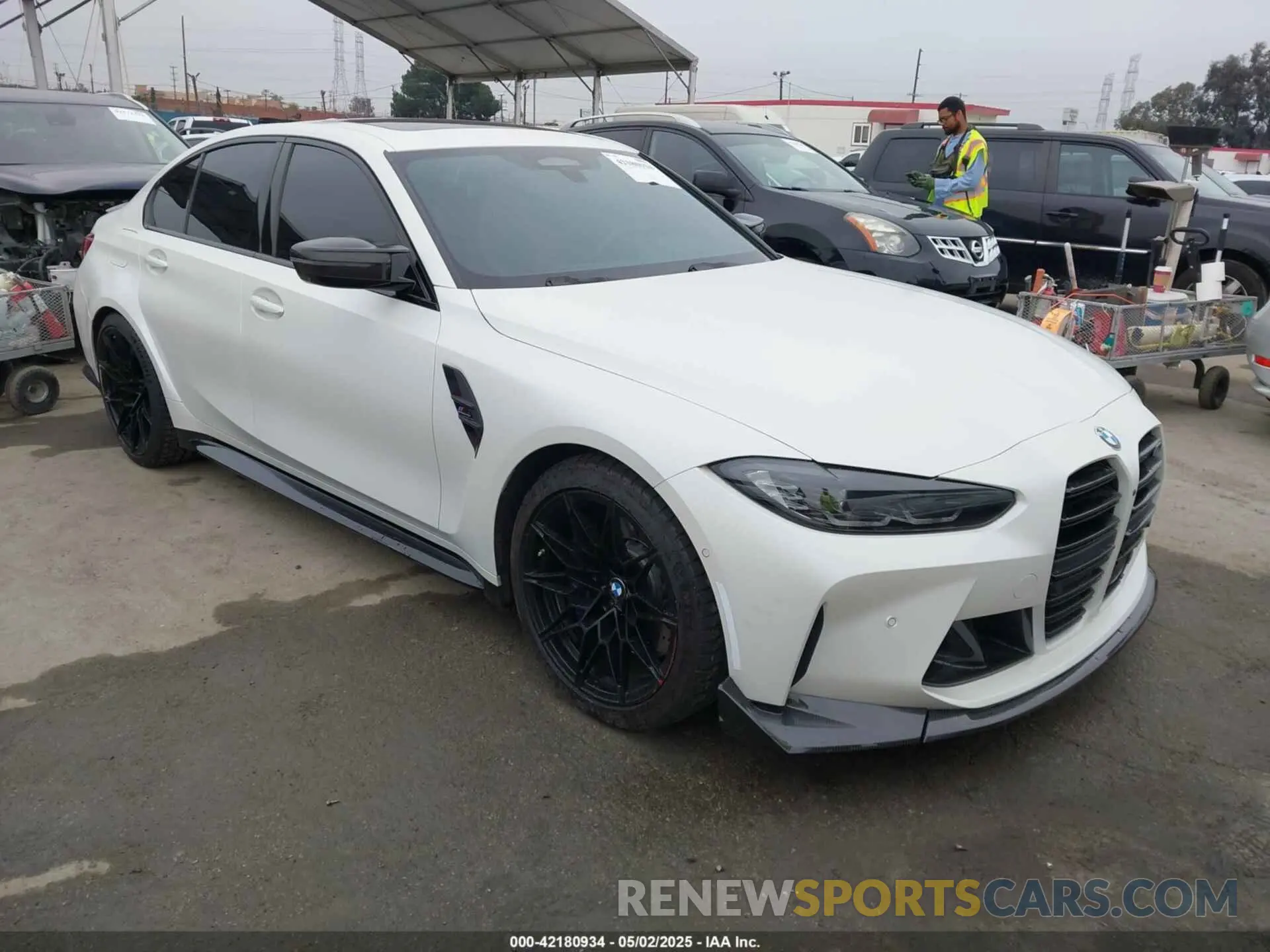 1 Photograph of a damaged car WBS33AY09NFL79043 BMW M3 2022