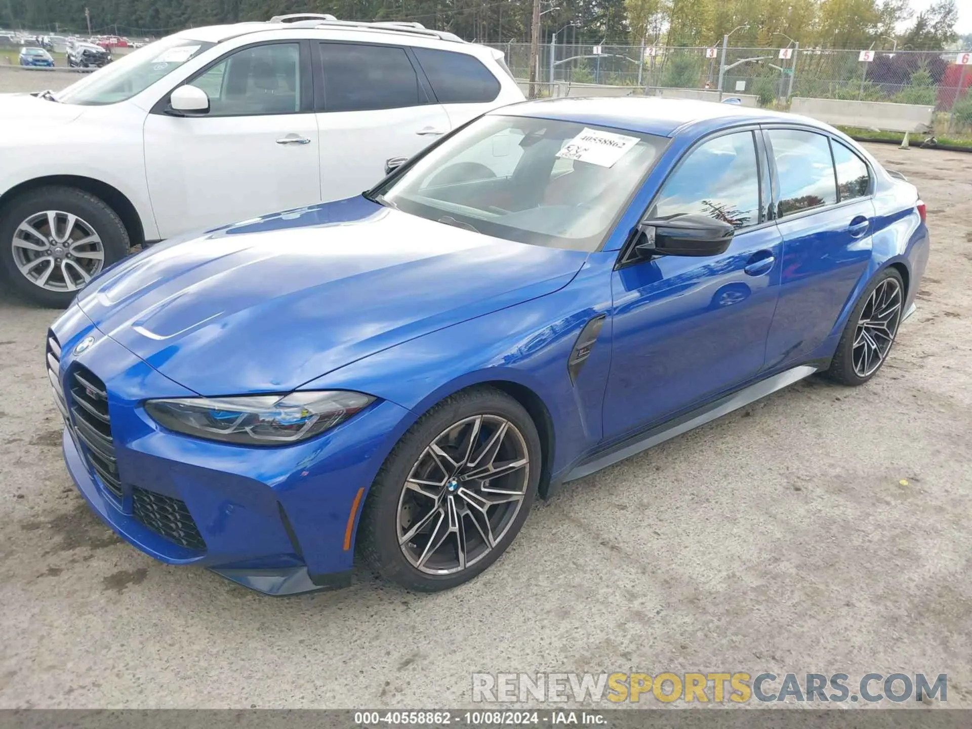 2 Photograph of a damaged car WBS43AY03NFL97932 BMW M3 2022