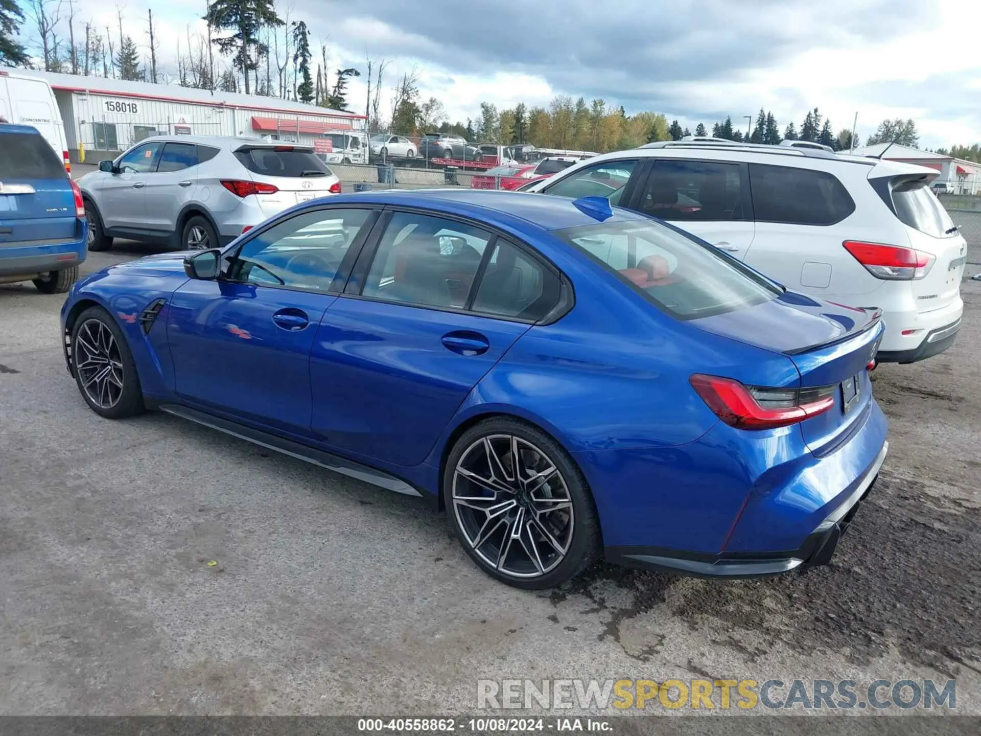 3 Photograph of a damaged car WBS43AY03NFL97932 BMW M3 2022