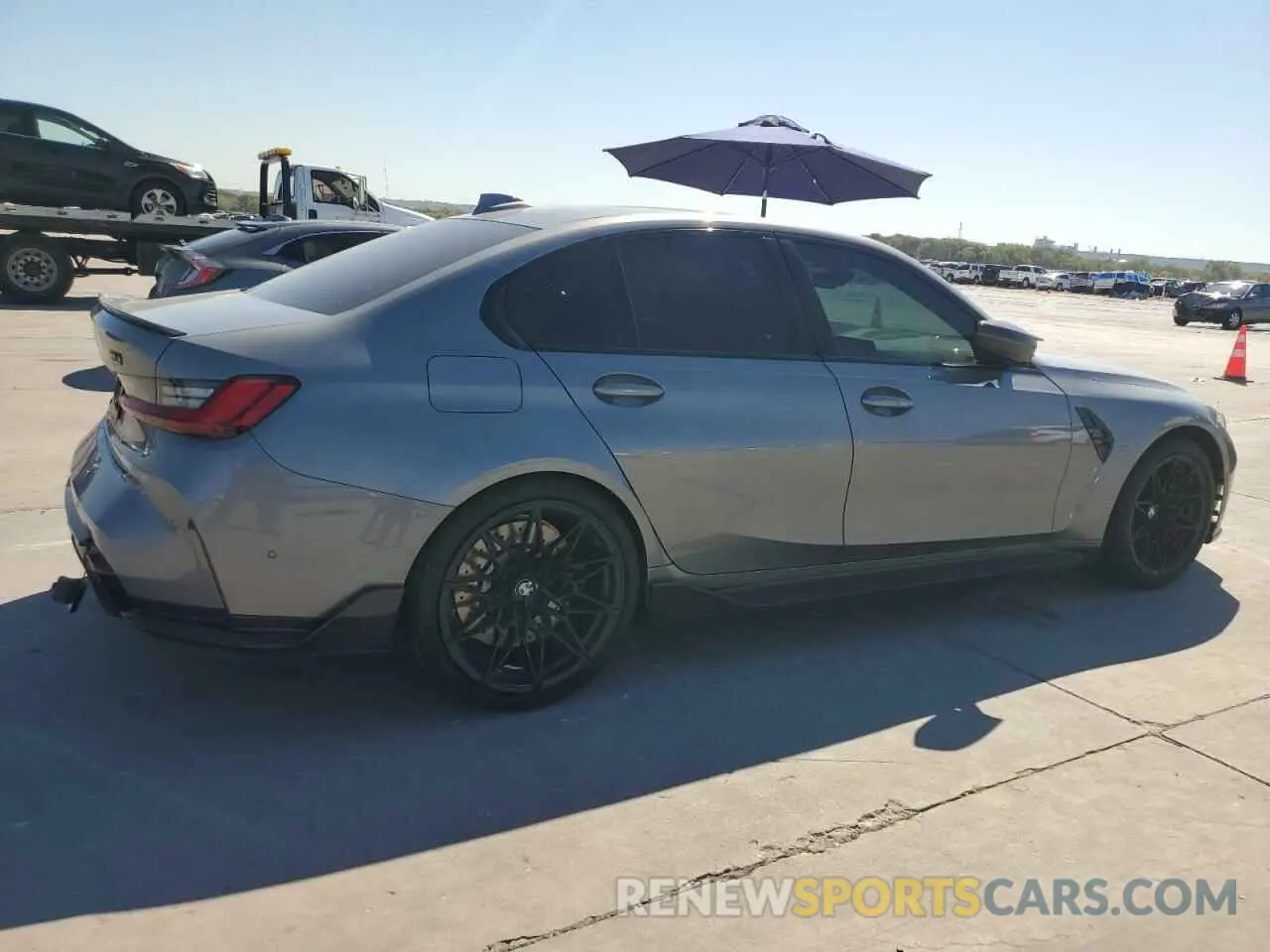 3 Фотография поврежденного автомобиля WBS43AY03NFM63783 BMW M3 2022