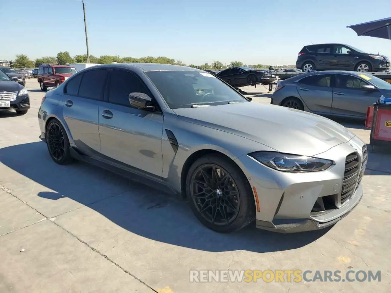 4 Фотография поврежденного автомобиля WBS43AY03NFM63783 BMW M3 2022
