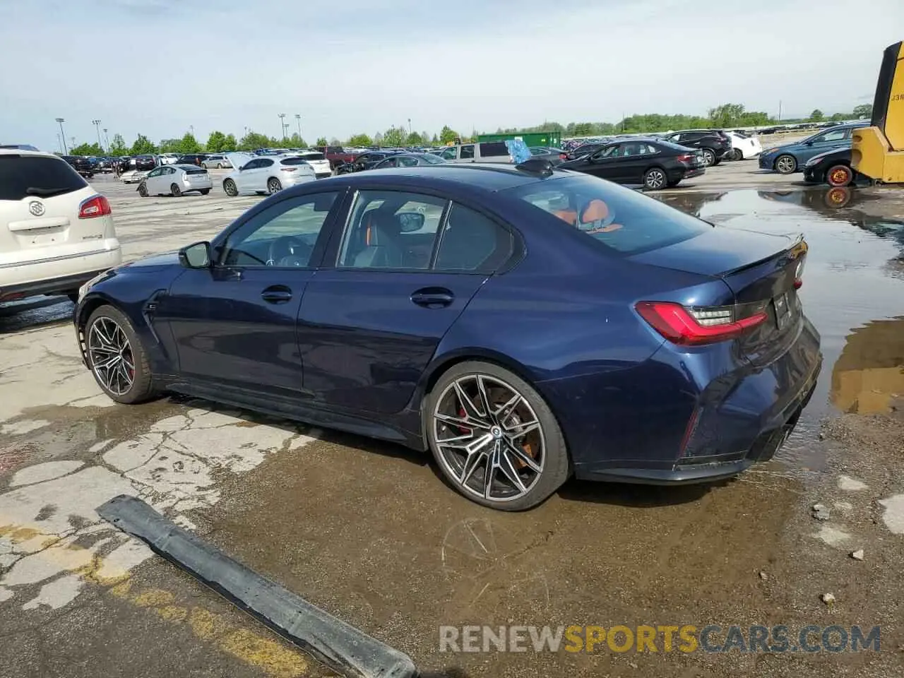 2 Photograph of a damaged car WBS43AY06NFN13995 BMW M3 2022