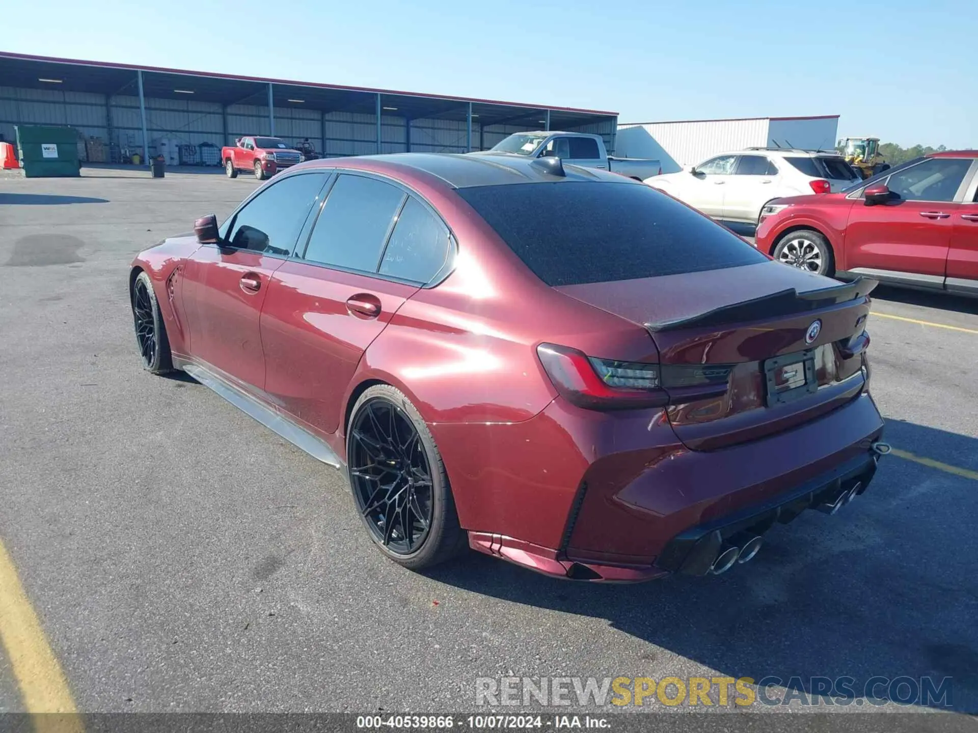 3 Photograph of a damaged car WBS43AY08NFN14713 BMW M3 2022