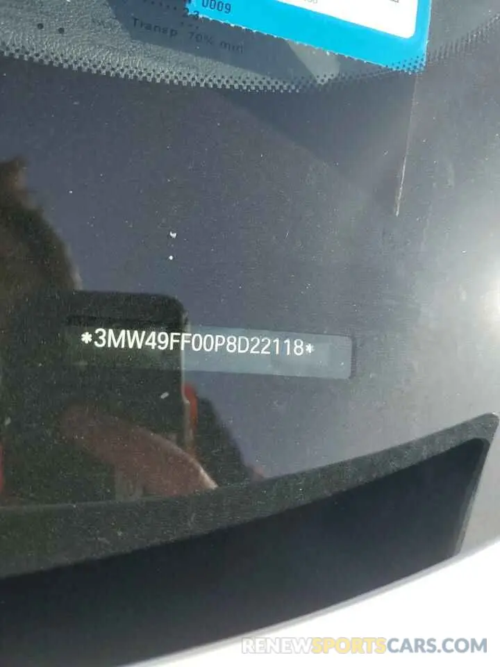 12 Фотография поврежденного автомобиля 3MW49FF00P8D22118 BMW M3 2023