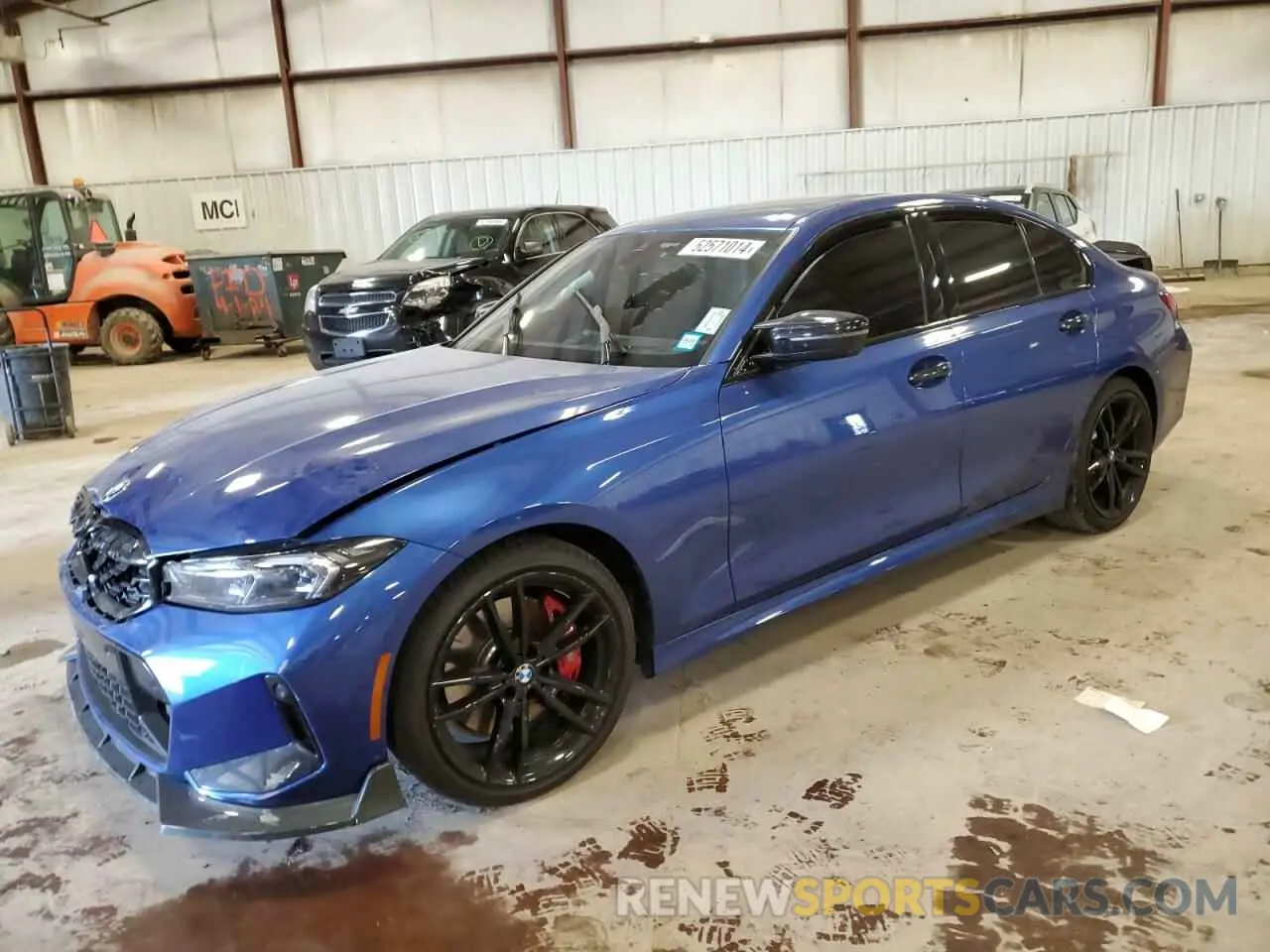1 Photograph of a damaged car 3MW49FF06P8D18090 BMW M3 2023