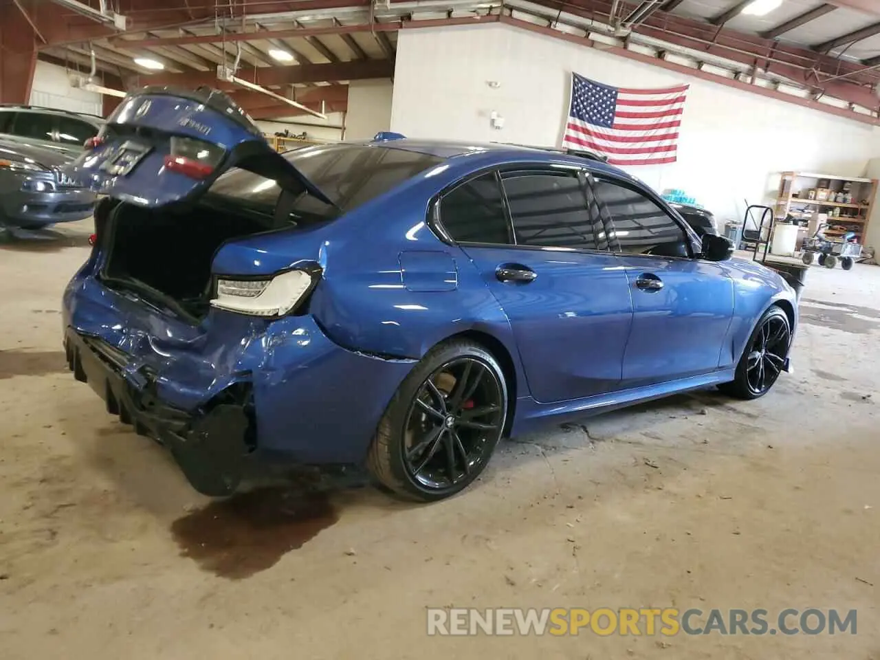 3 Photograph of a damaged car 3MW49FF06P8D18090 BMW M3 2023