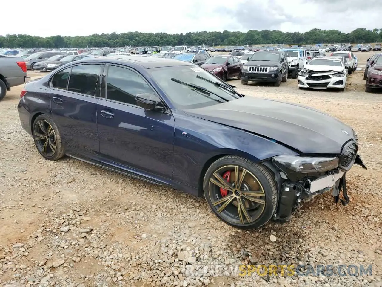 4 Фотография поврежденного автомобиля 3MW49FF07P8D67329 BMW M3 2023