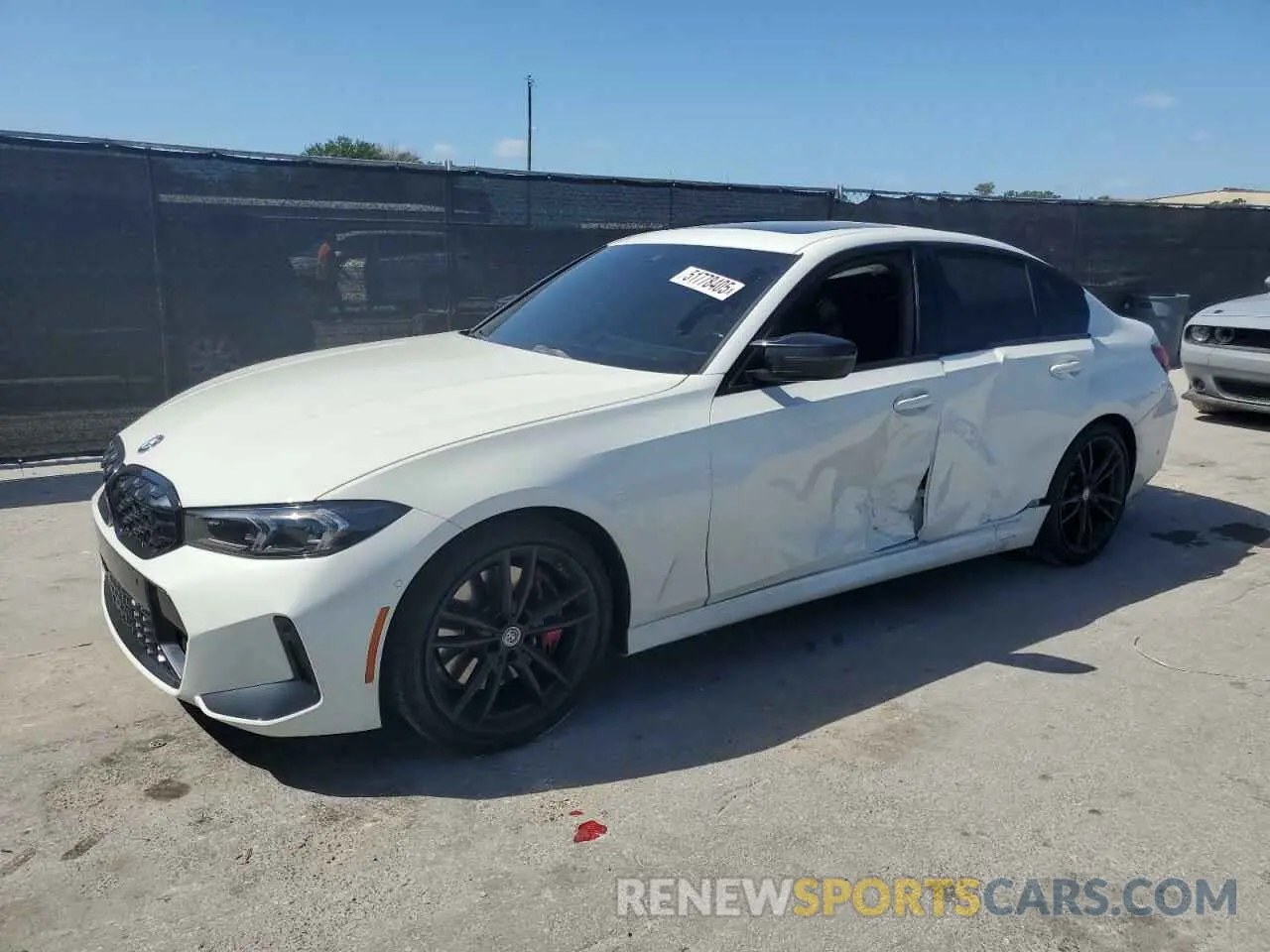 1 Photograph of a damaged car 3MW49FS06P8D13770 BMW M3 2023