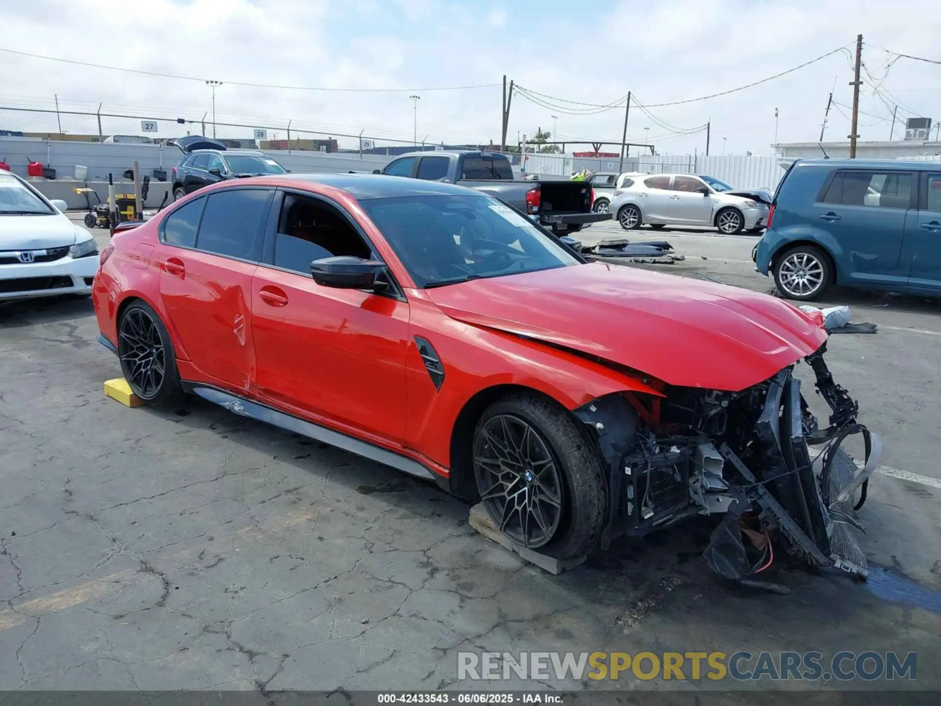 1 Фотография поврежденного автомобиля WB543AY09PFP34397 BMW M3 2023