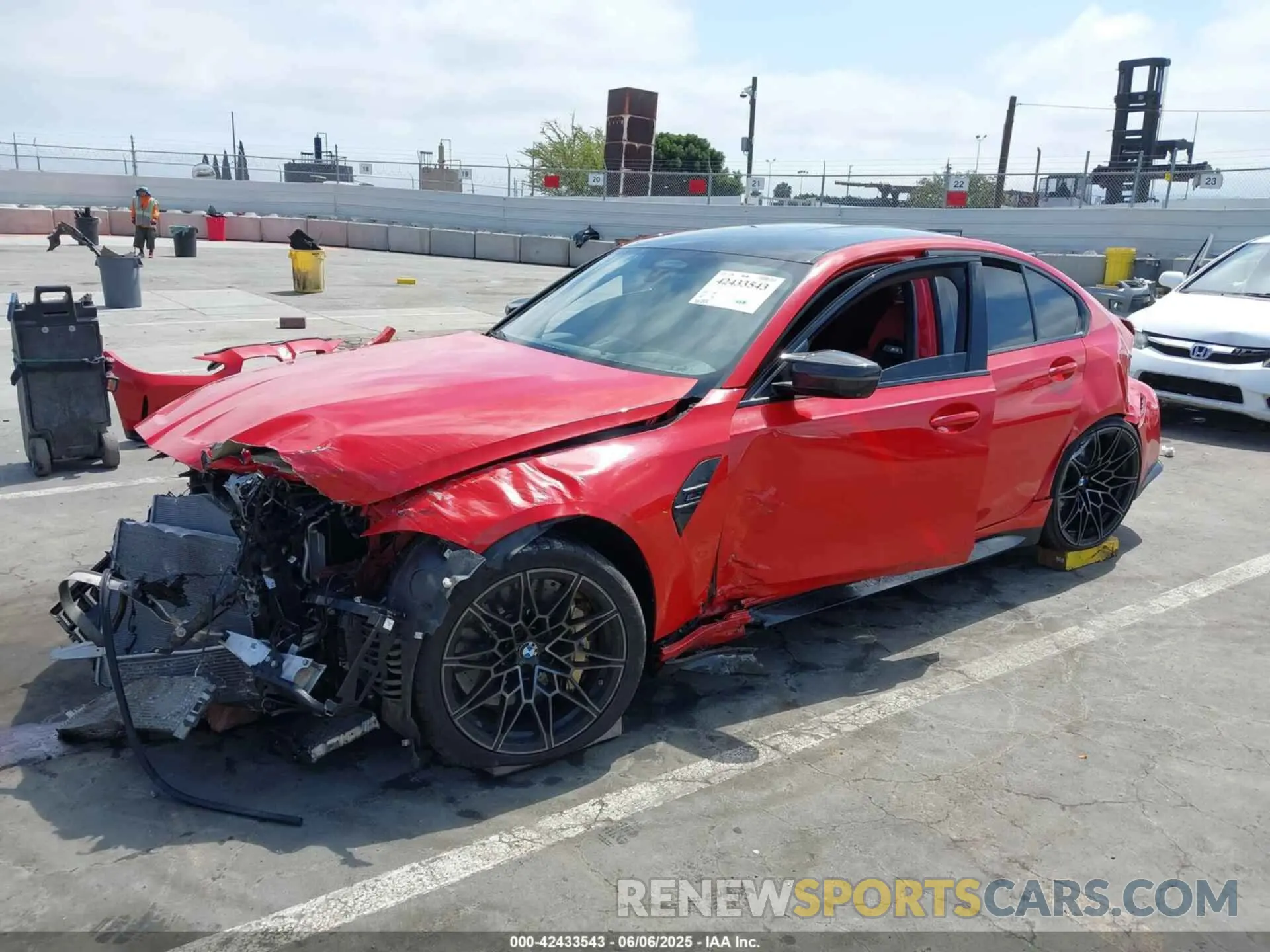 2 Фотография поврежденного автомобиля WB543AY09PFP34397 BMW M3 2023