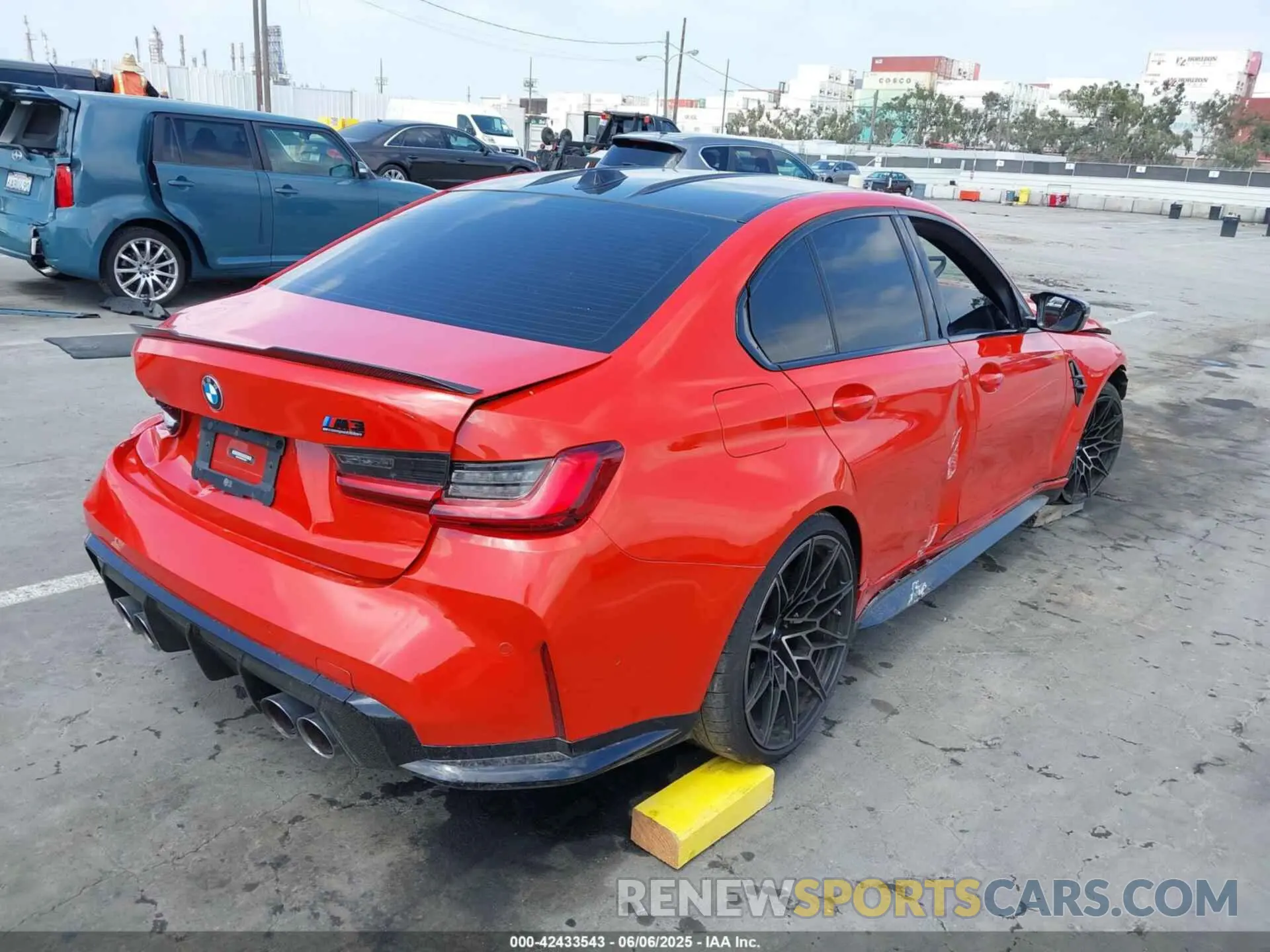 4 Фотография поврежденного автомобиля WB543AY09PFP34397 BMW M3 2023