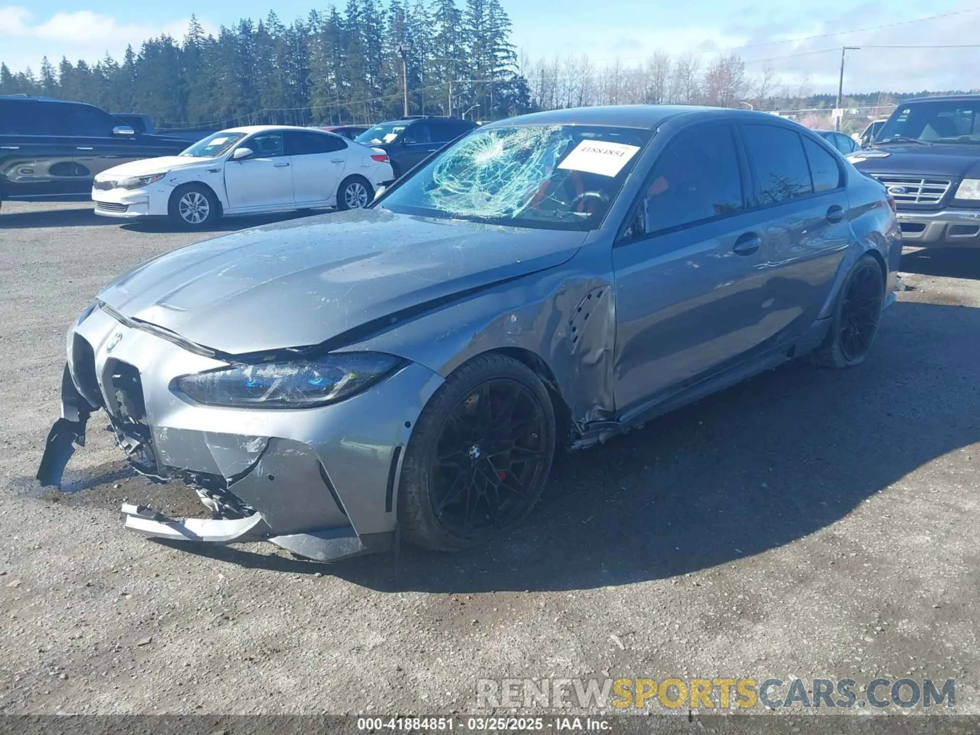 2 Photograph of a damaged car WBS33AY05PFR45136 BMW M3 2023