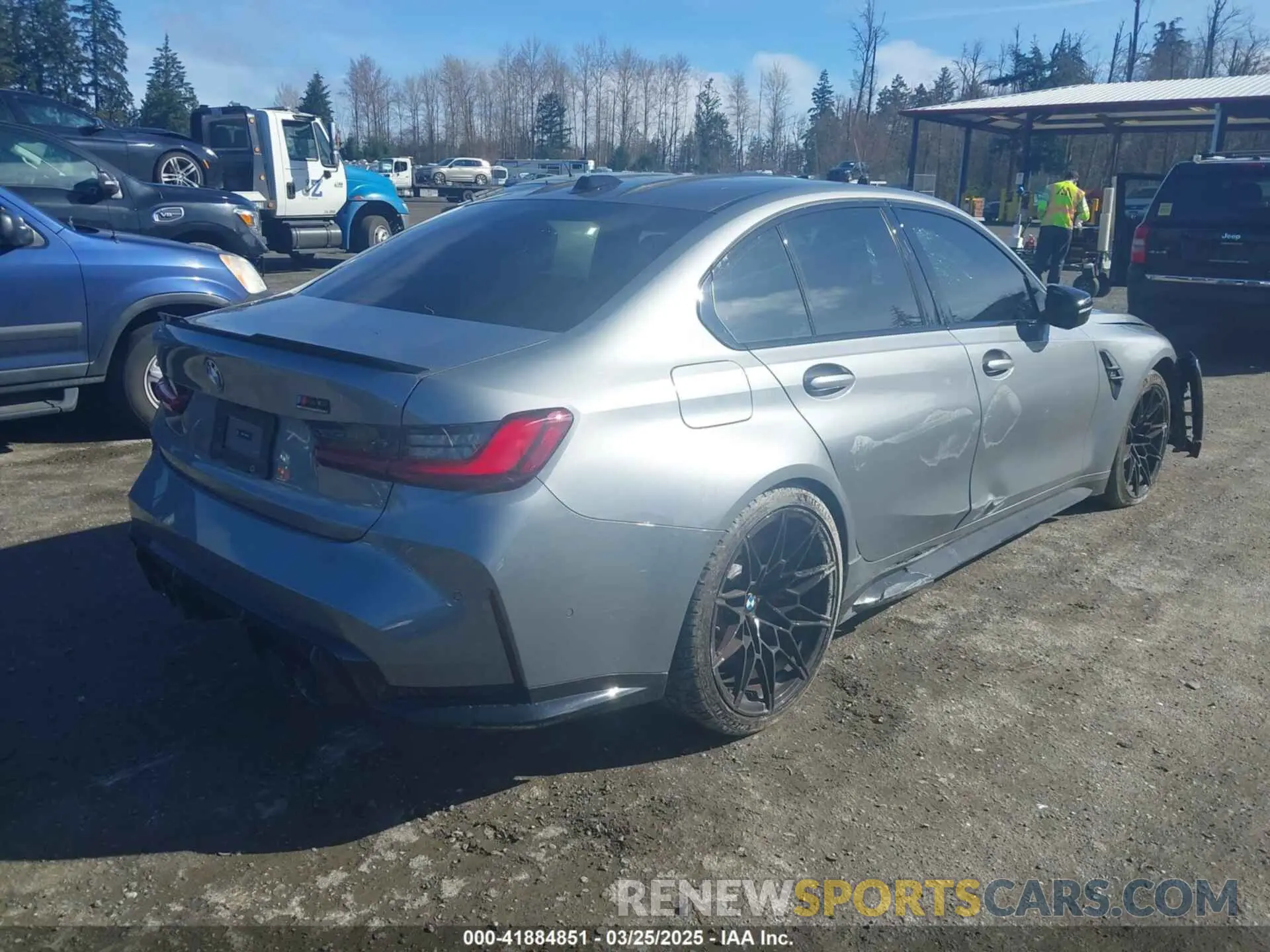 4 Photograph of a damaged car WBS33AY05PFR45136 BMW M3 2023