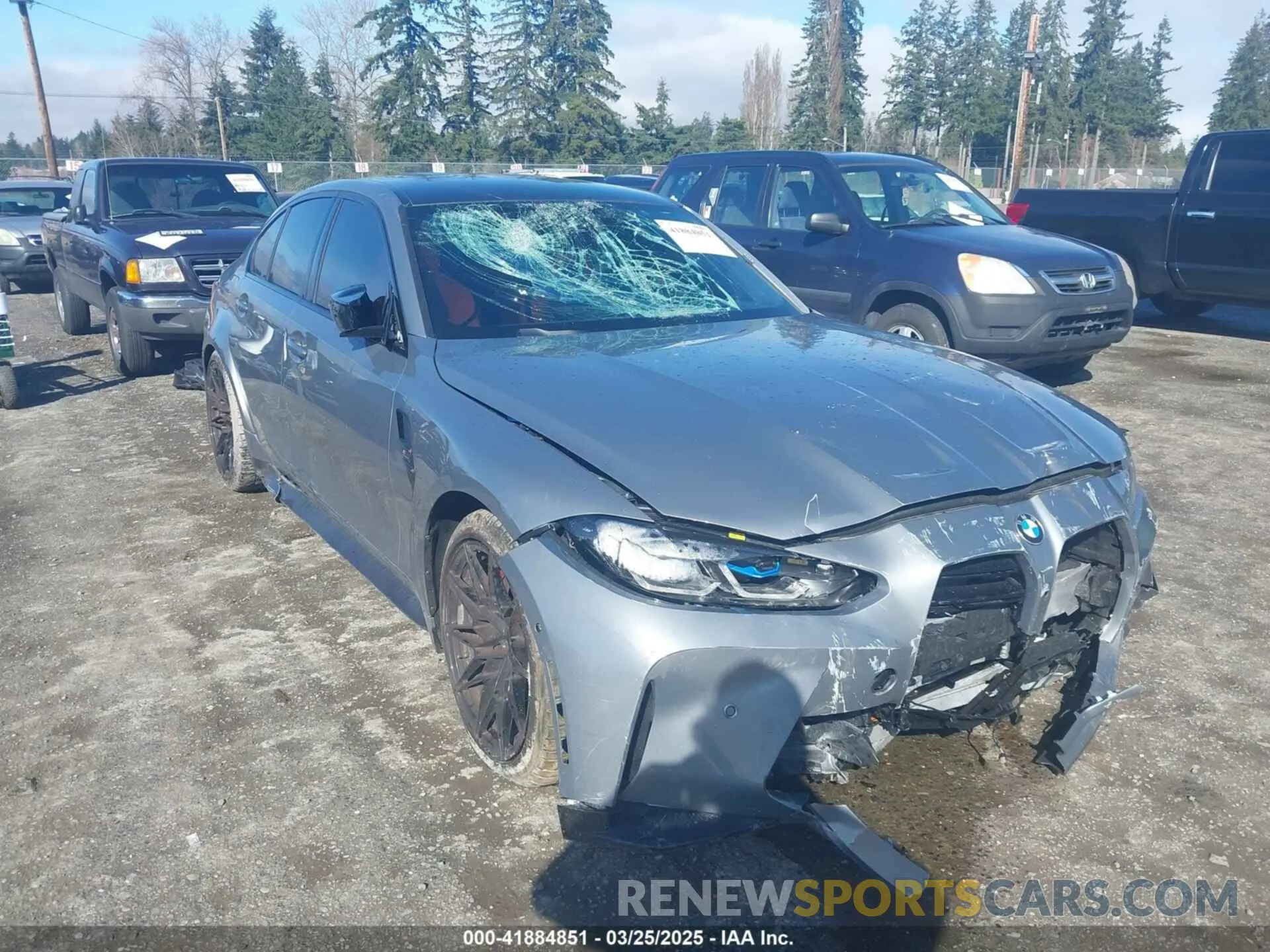 6 Photograph of a damaged car WBS33AY05PFR45136 BMW M3 2023
