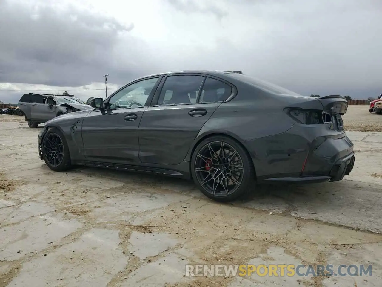 2 Photograph of a damaged car WBS43AY04PFP05306 BMW M3 2023