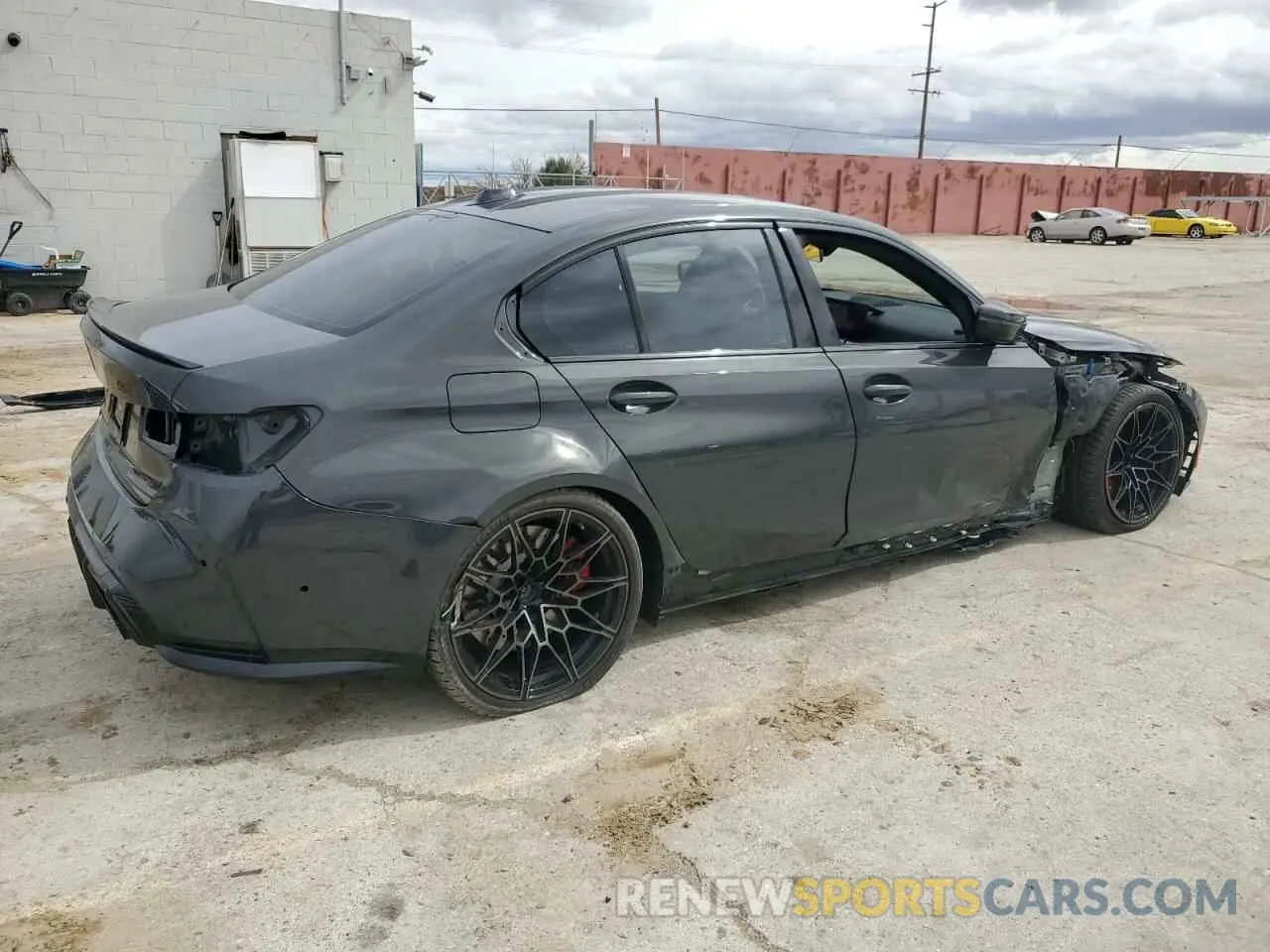 3 Photograph of a damaged car WBS43AY04PFP05306 BMW M3 2023