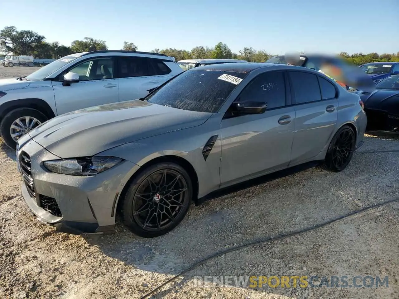 1 Photograph of a damaged car WBS43AY08PFN45012 BMW M3 2023